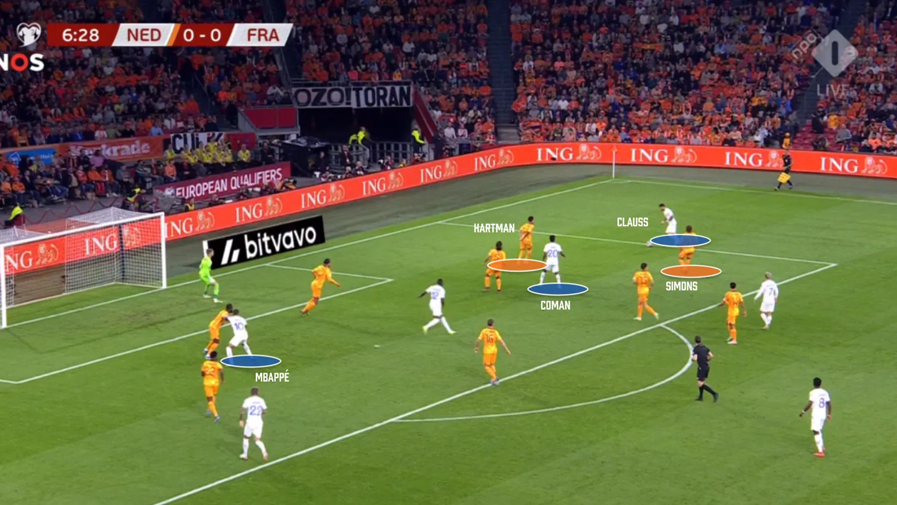 Xavi Simons helpt Quilindschy Hartman niet