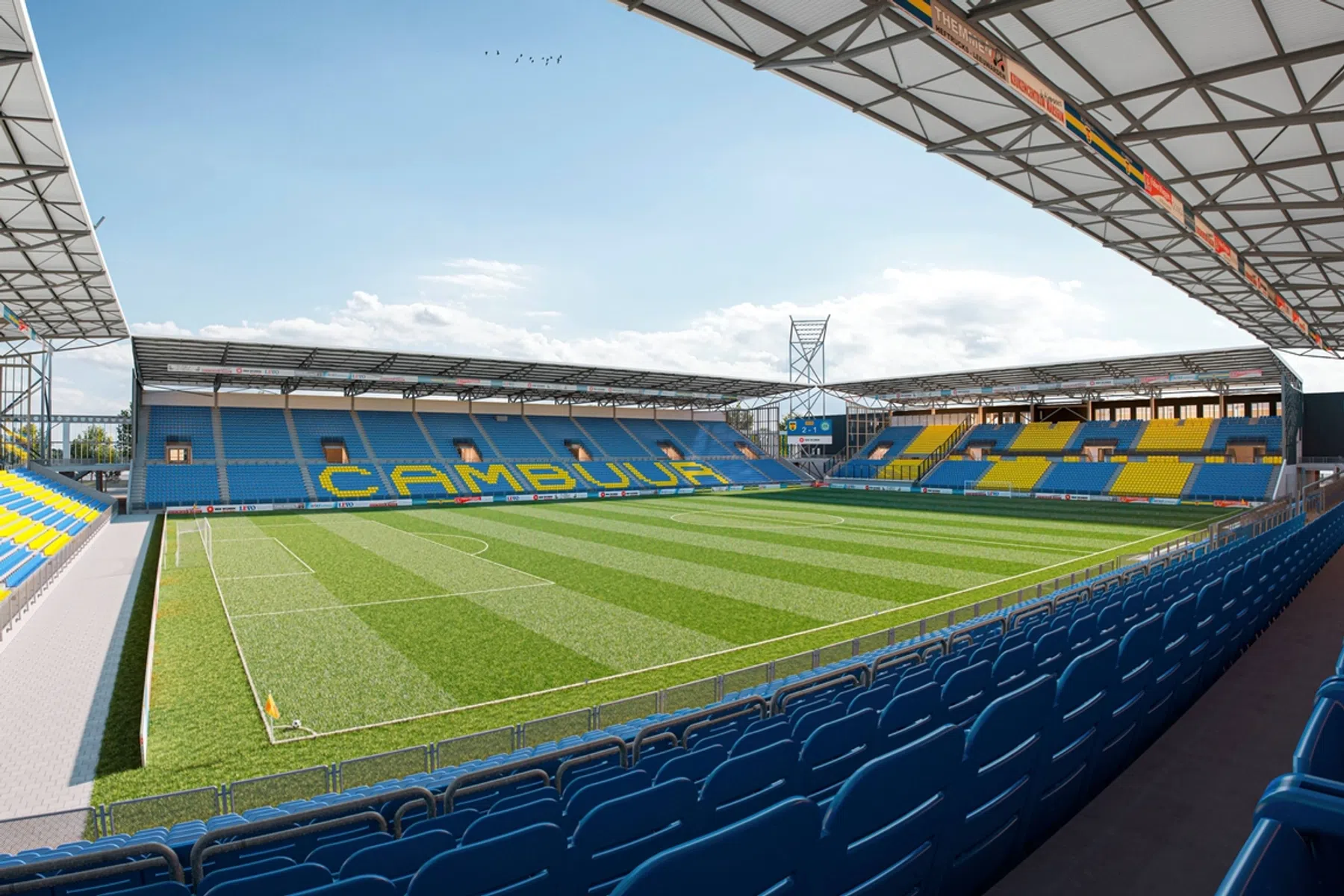 Cambuur zoekt miljoenen voor afbouw nieuwe stadion