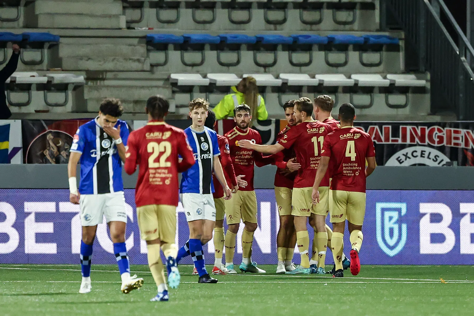 Excelsior komt flinke bekerdomper te boven in Den Bosch