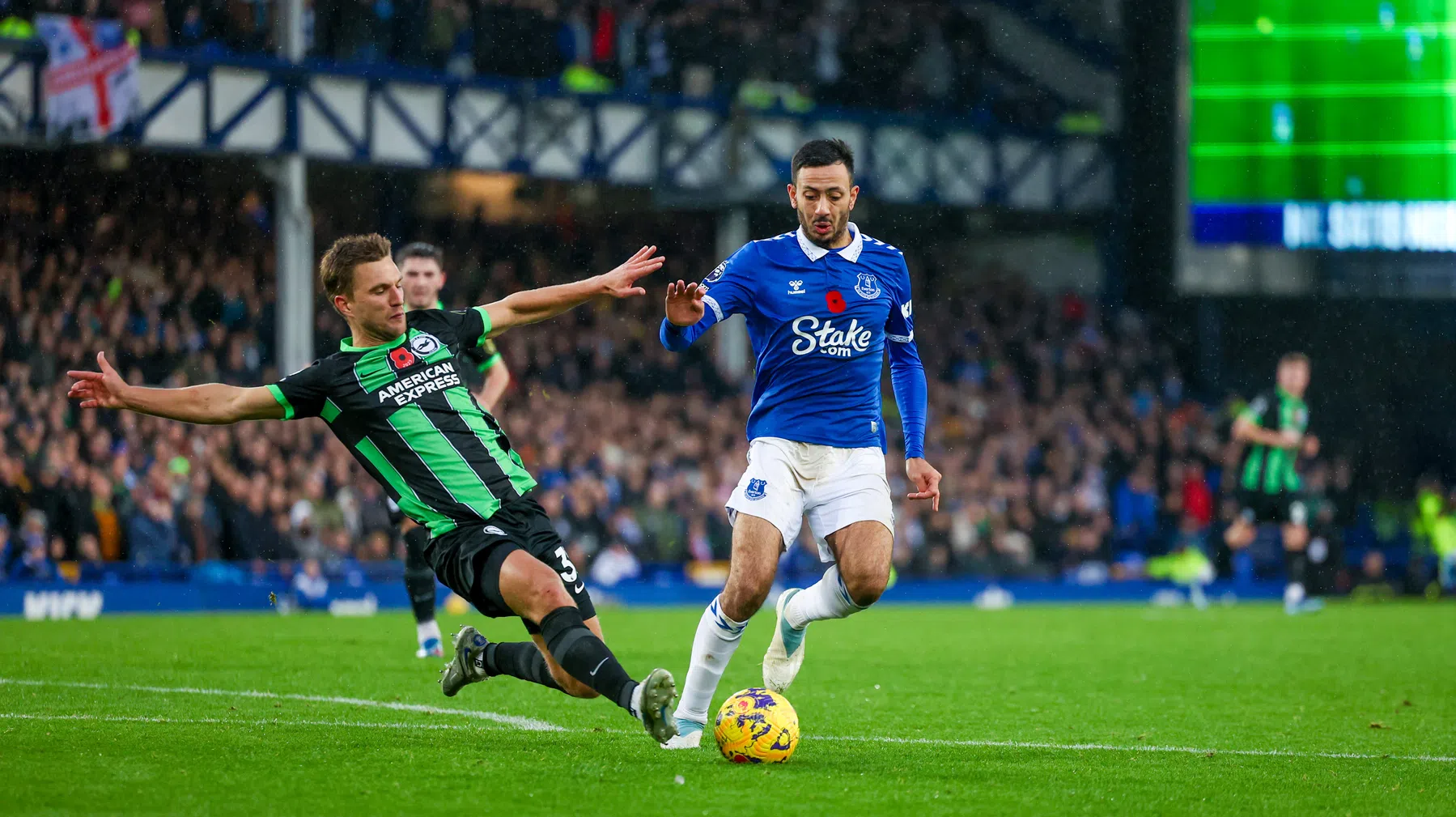 Brighton ontsnapt richting weerzien met Ajax aan nederlaag bij Everton