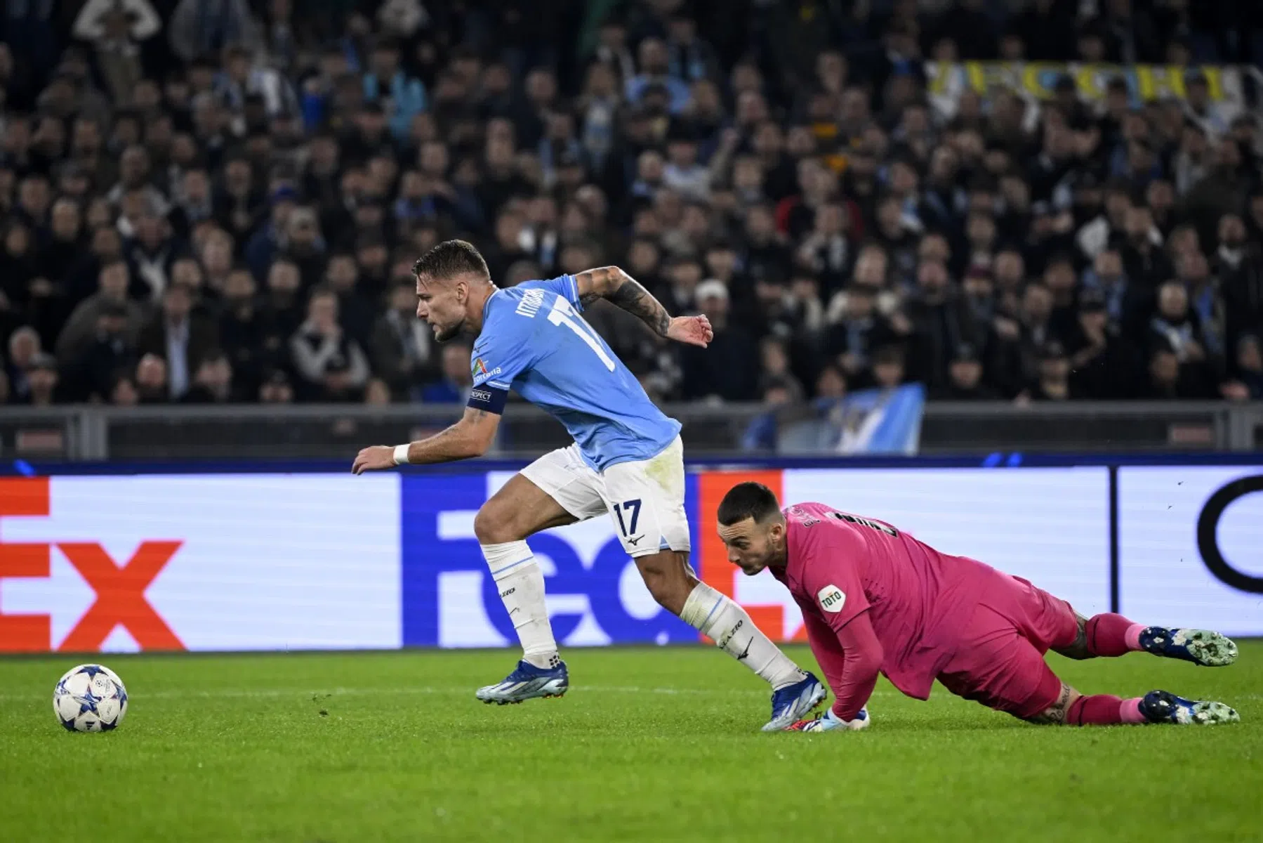 Feyenoord geeft regie uit handen na nieuwe nederlaag in Stadio Olimpico