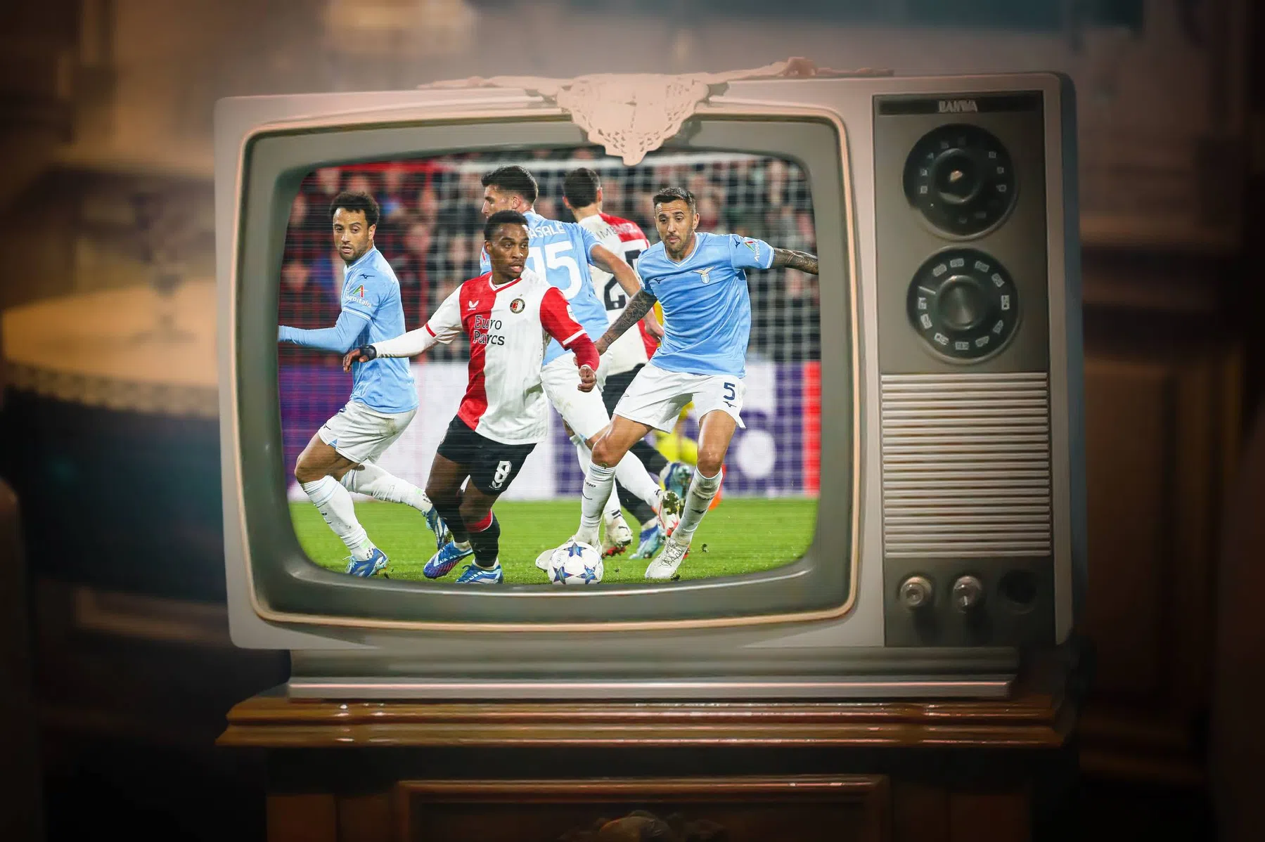 Voetbal op tv: op deze zenders is Lazio - Feyenoord te zien