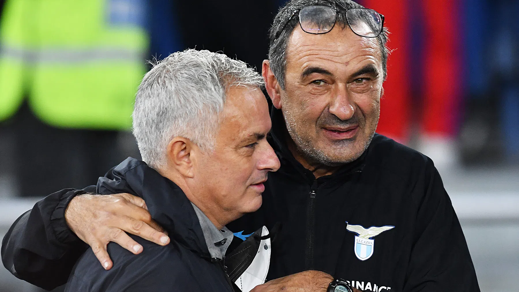 Mourinho en Sarri voerden toneelstukje op: 'We mogen elkaar wel'