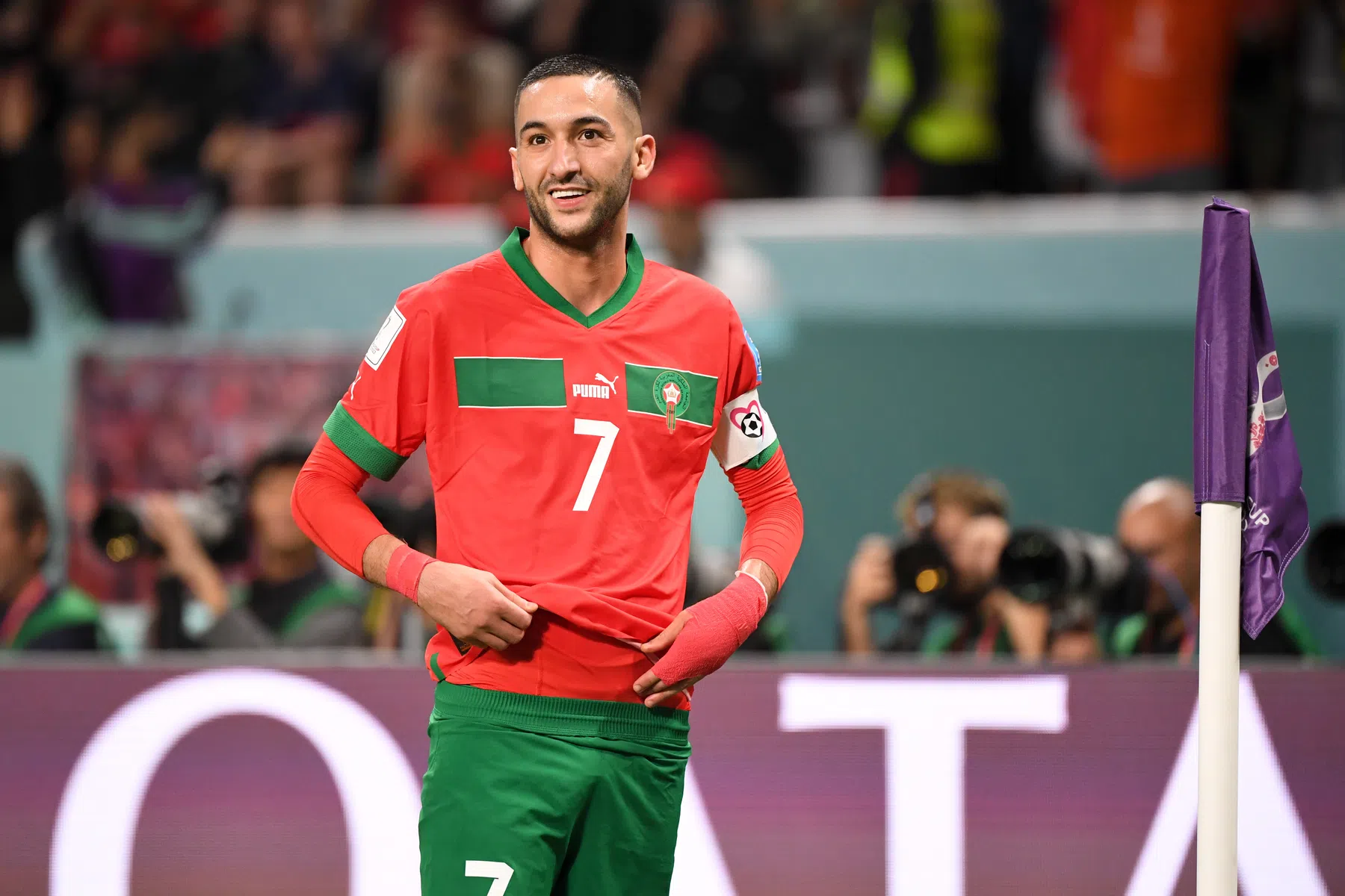 Ziyech schittert bij Marokko met goal vanaf ruim dertig meter