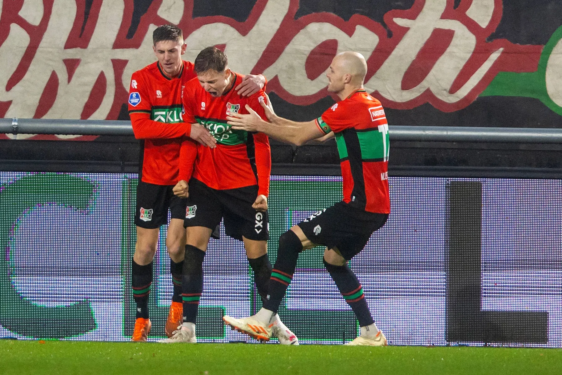 Koning Remise: NEC speelt in slotfase tegen Go Ahead nog maar eens gelijk