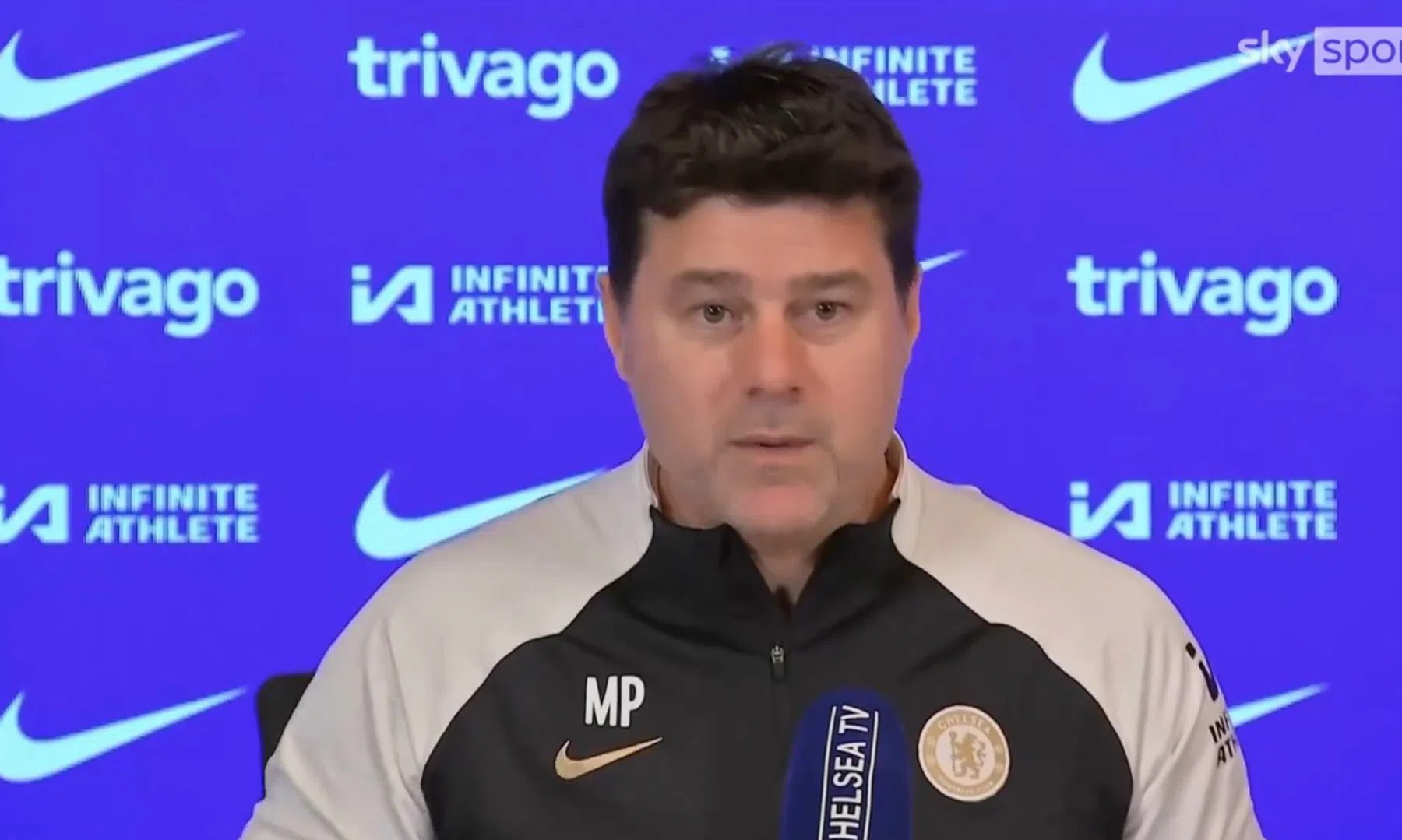Pochettino houdt kritisch betoog en schrikt dat camera nog aan staat