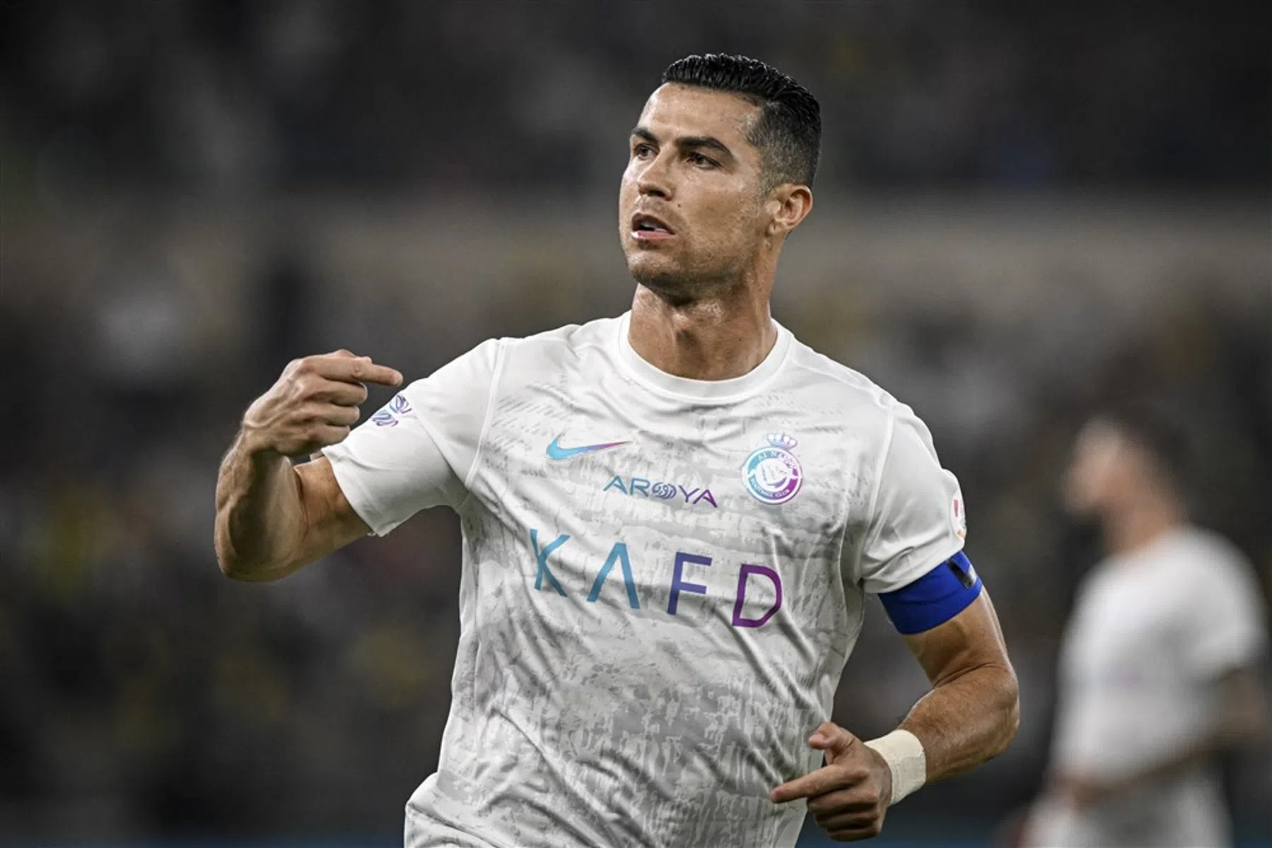 Cristiano Ronaldo (38) met 54 doelpunten de topscorer van 2023