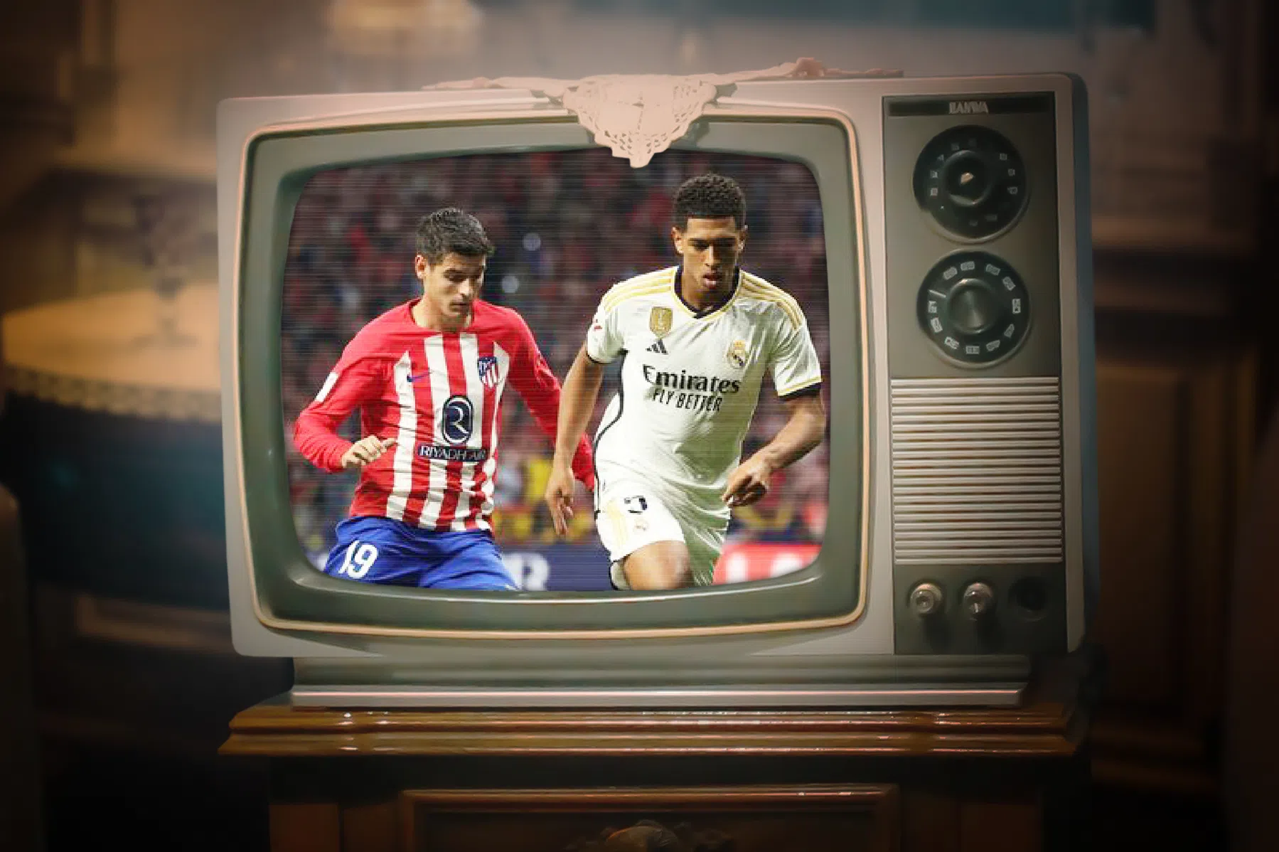 Voetbal op tv: Real Madrid - Atlético Madrid in de Super Cup