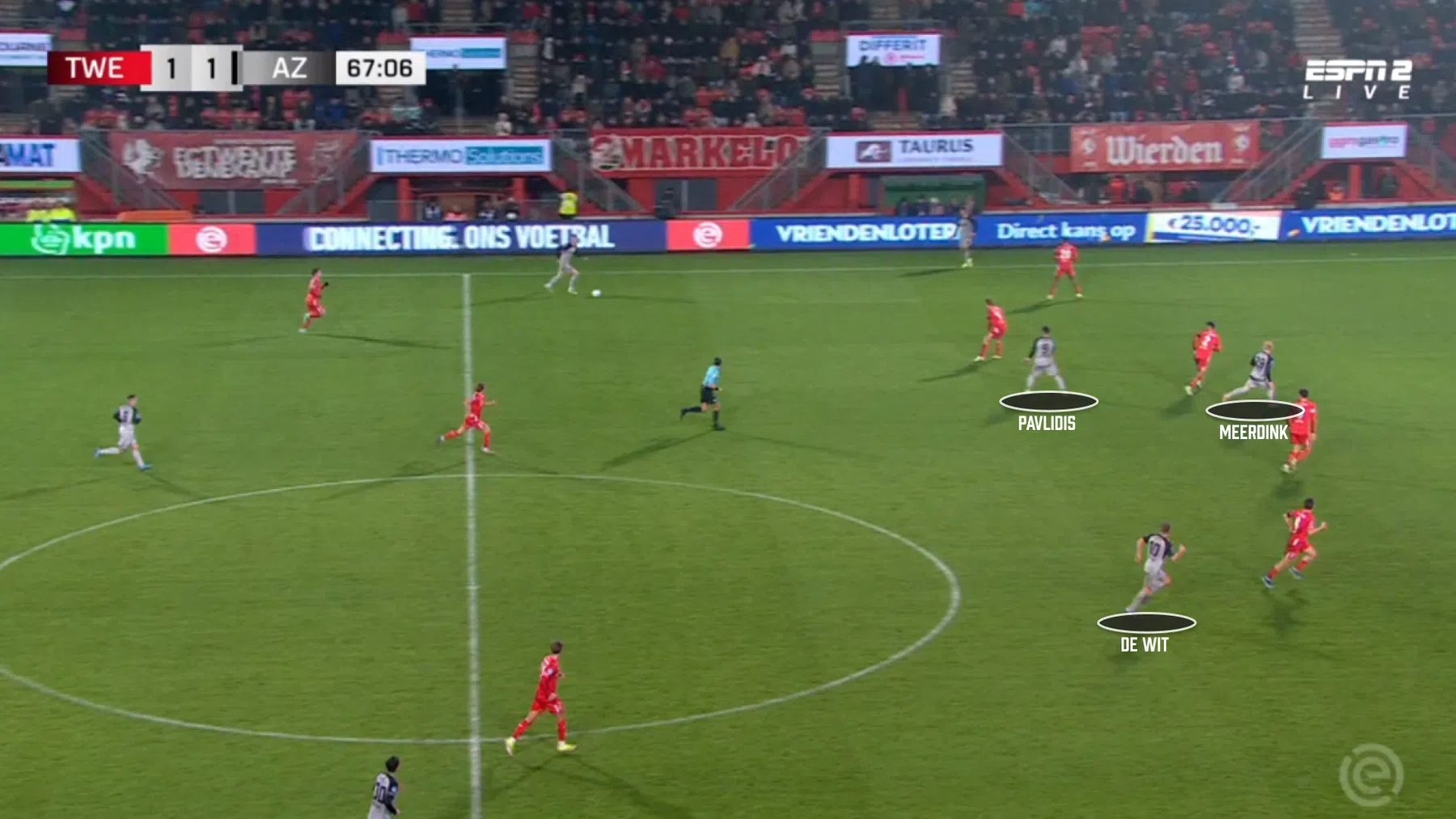 De topscorer van de Eredivisie is middenvelder geworden