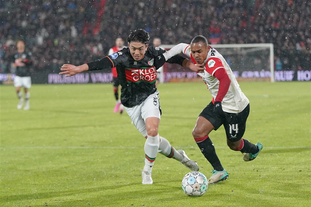 Feyenoord geeft zeker lijkende overwinning uit handen tegen NEC