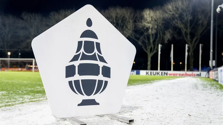 Kraker in de kwartfinale van de KNVB-beker