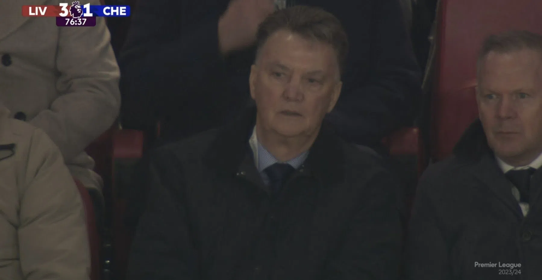 Waarom Van Gaal de wedstrijd Liverpool - Chelsea bijwoonde