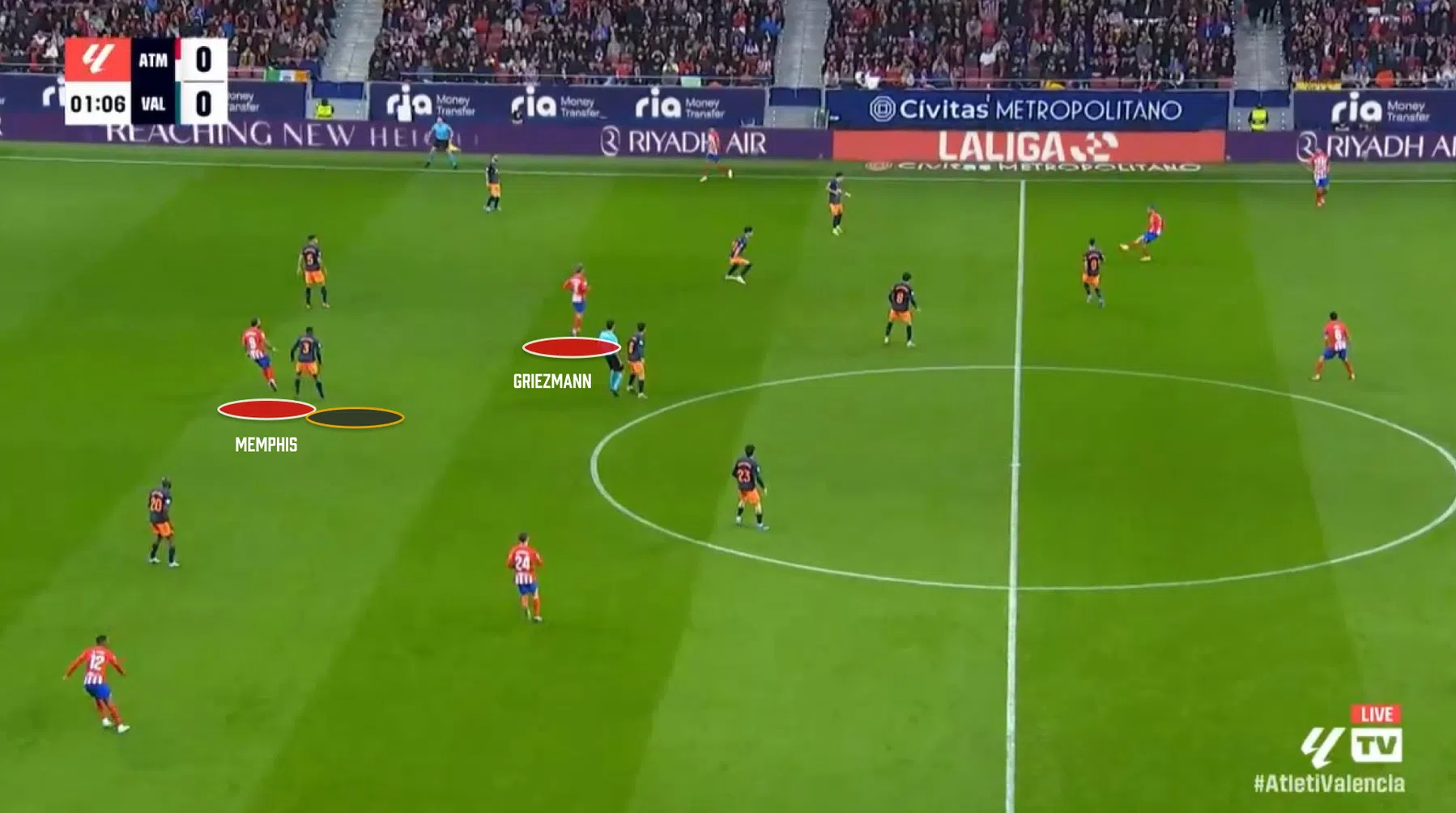 Minder de bal, vaker in de zestien: Memphis is een échte spits aan het worden