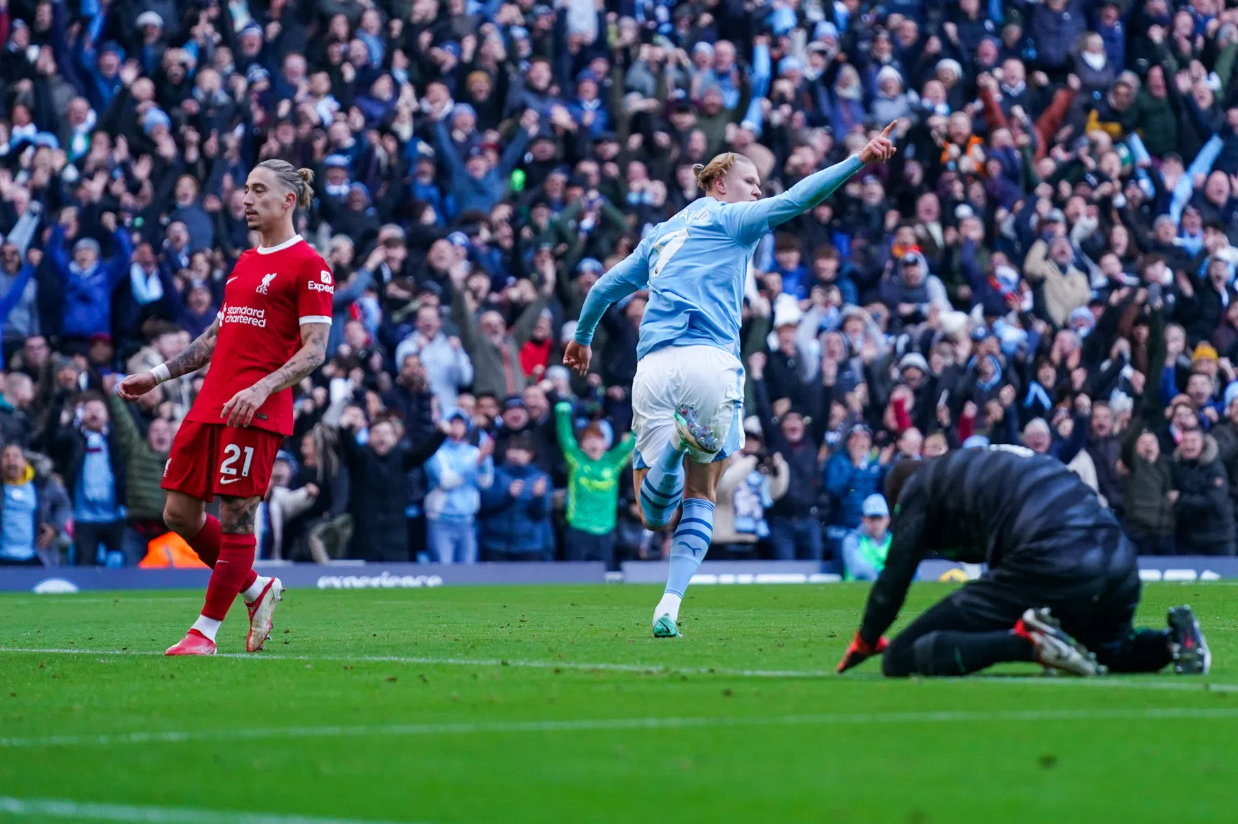 Maakt Haaland voor de derde keer de openingstreffer tegen Liverpool?