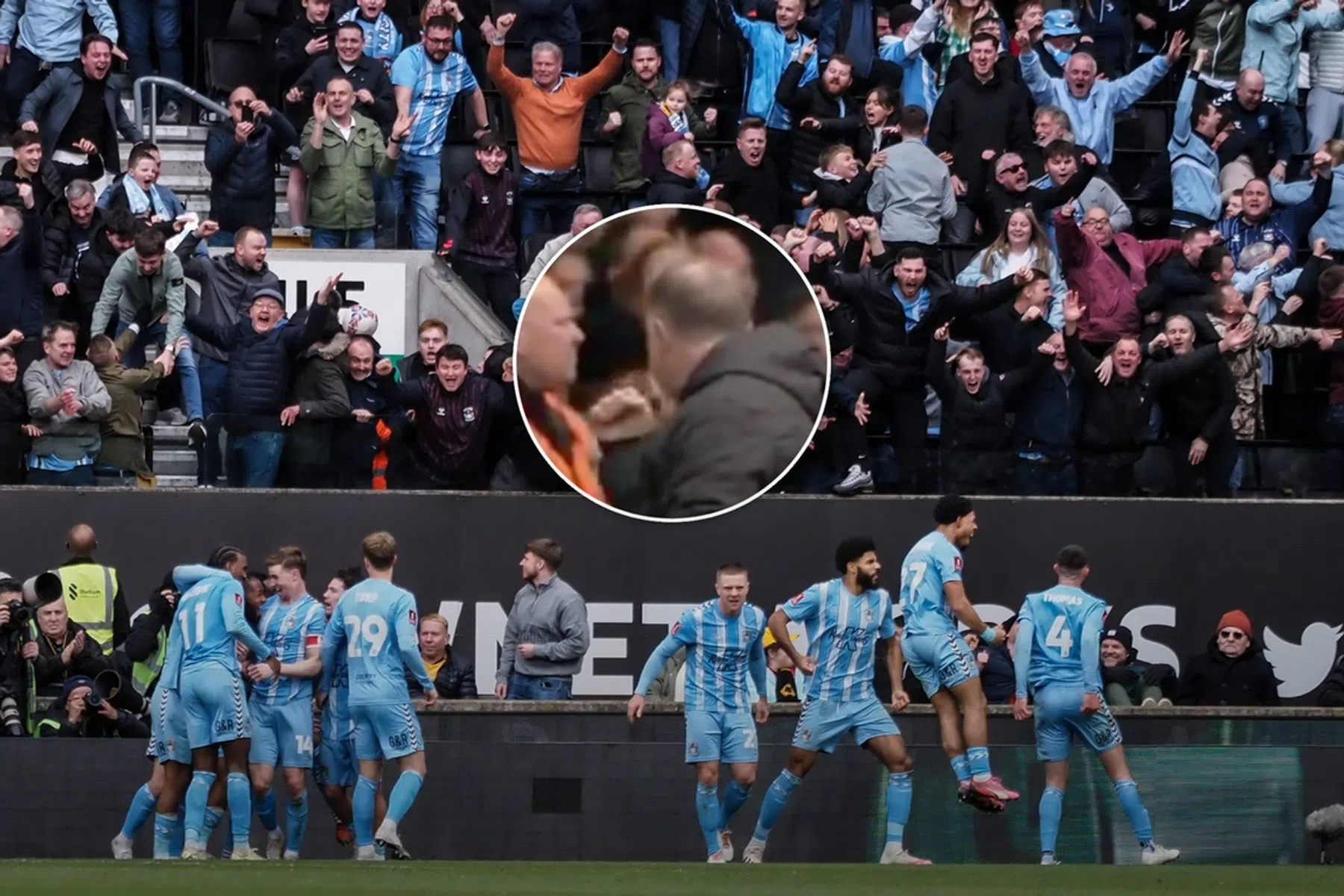 Trainer Coventry City zegt sorry voor 'walgelijk gedrag' richting ballenjongen