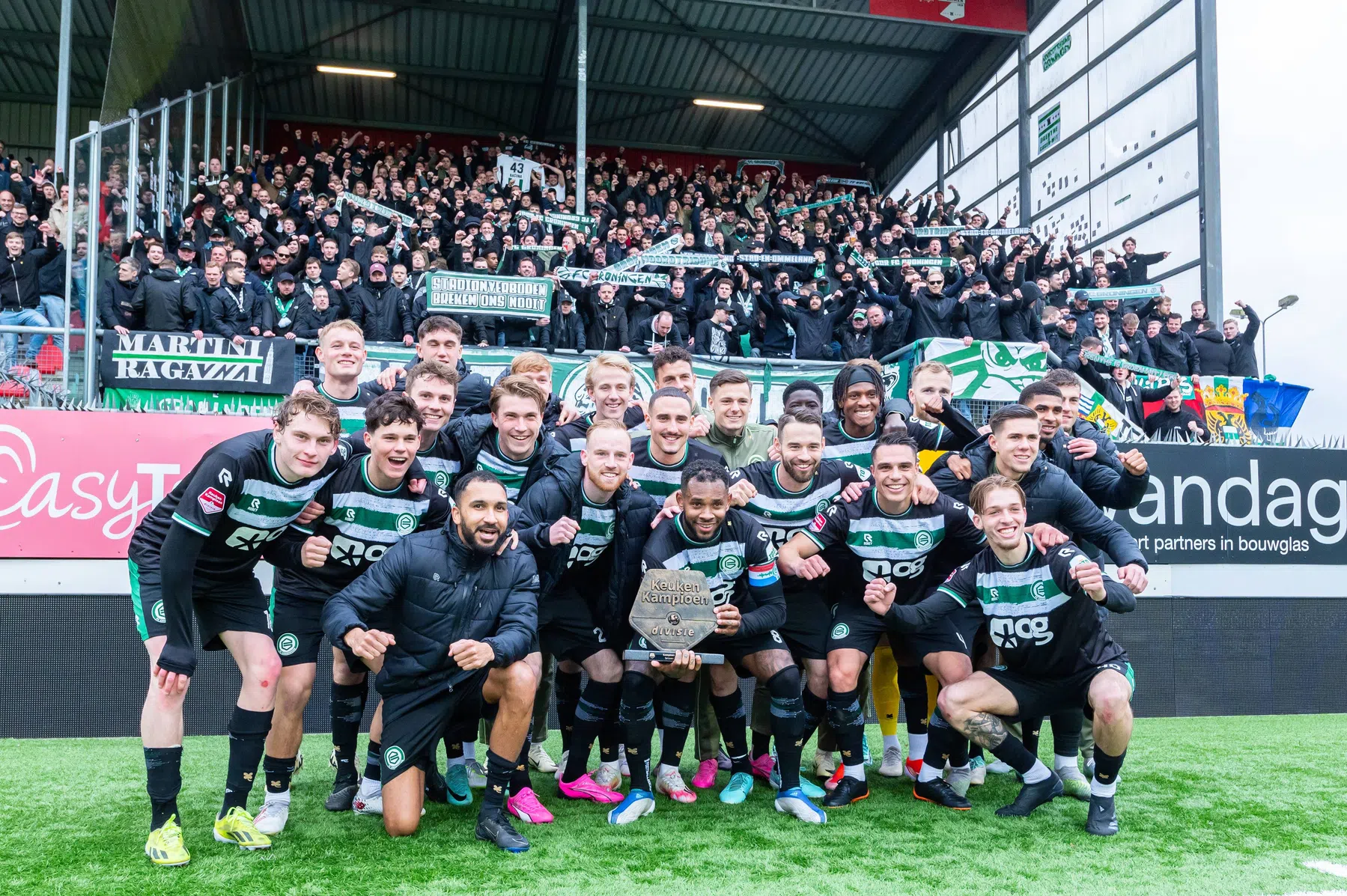 Bronzen Schild doet Groningen weinig: 'Morgen gewoon weer trainen'