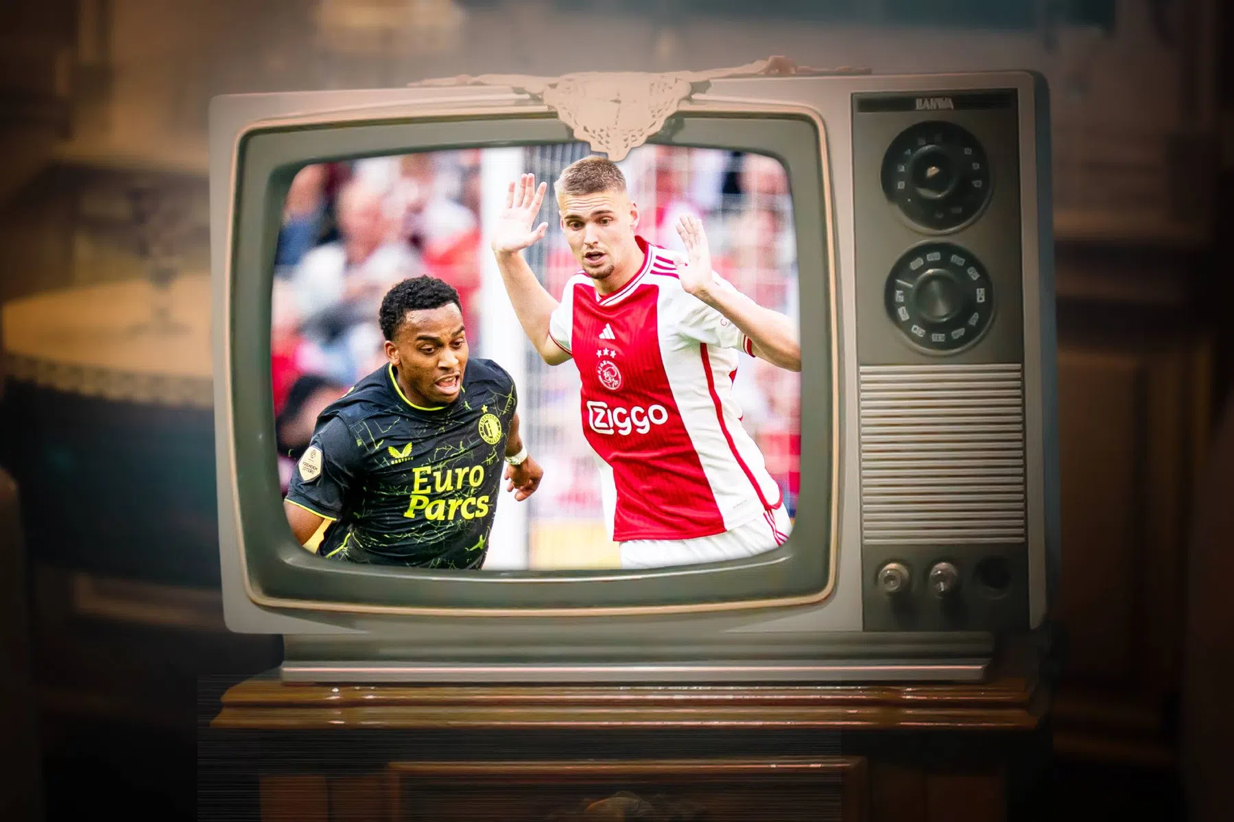 Voetbal op tv: op deze zender zie je Feyenoord - Ajax