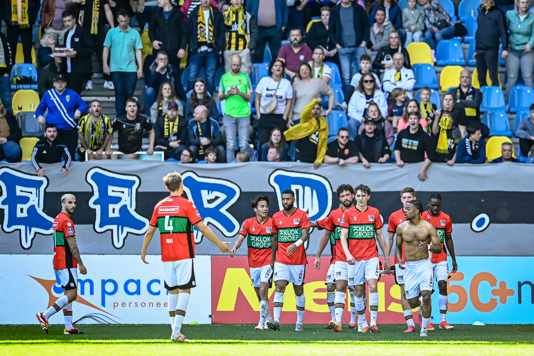 Alles mogelijk bij NEC: 'Winnen van PSV en nu dit'