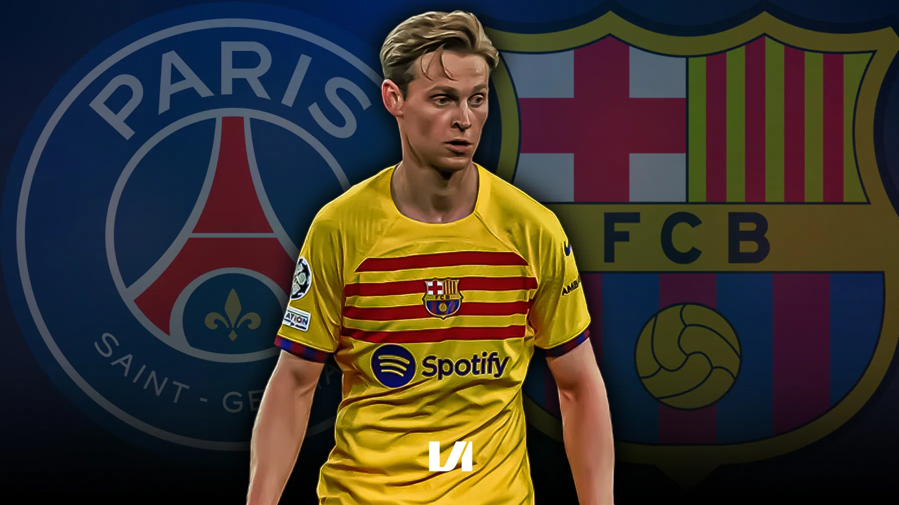 'Ik denk dat Frenkie gisteren liever bij PSG had gevoetbald'