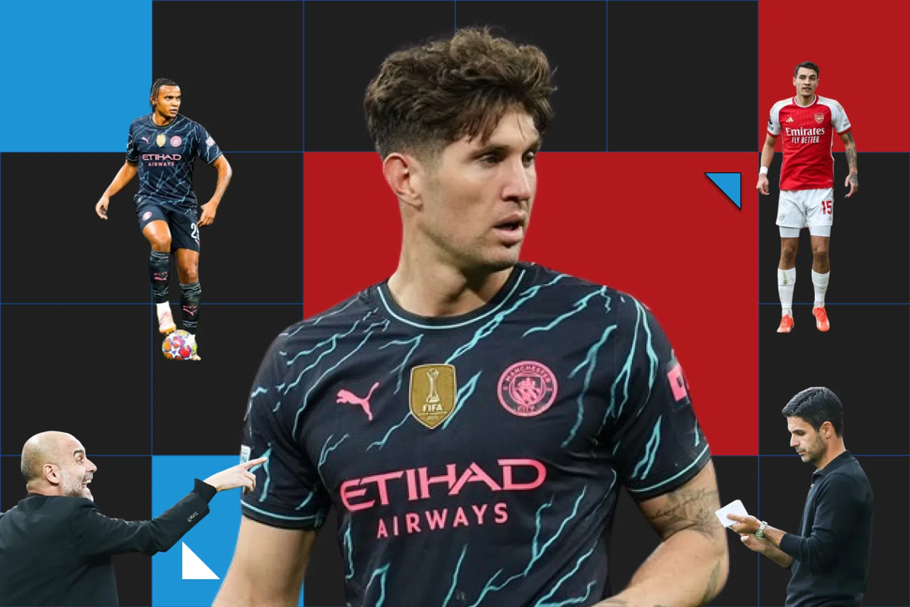 Waarom Pep Guardiola en Mikel Arteta vier centrale verdedigers opstellen
