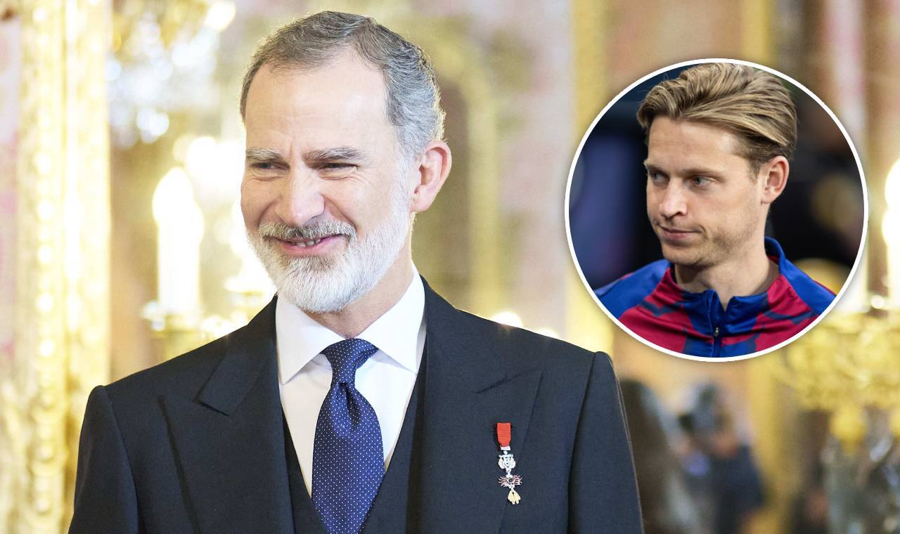 Bijzonder 'Koninklijk' bezoek voor Frenkie de Jong