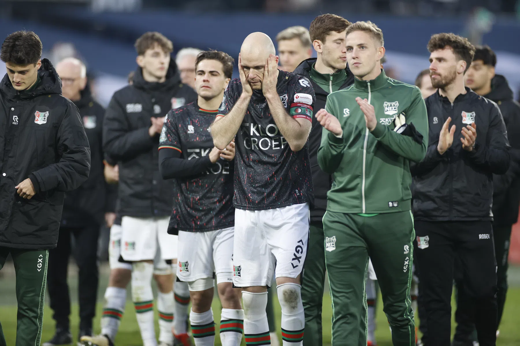 Teleurstelling, chagrijn en lichte trots bij NEC