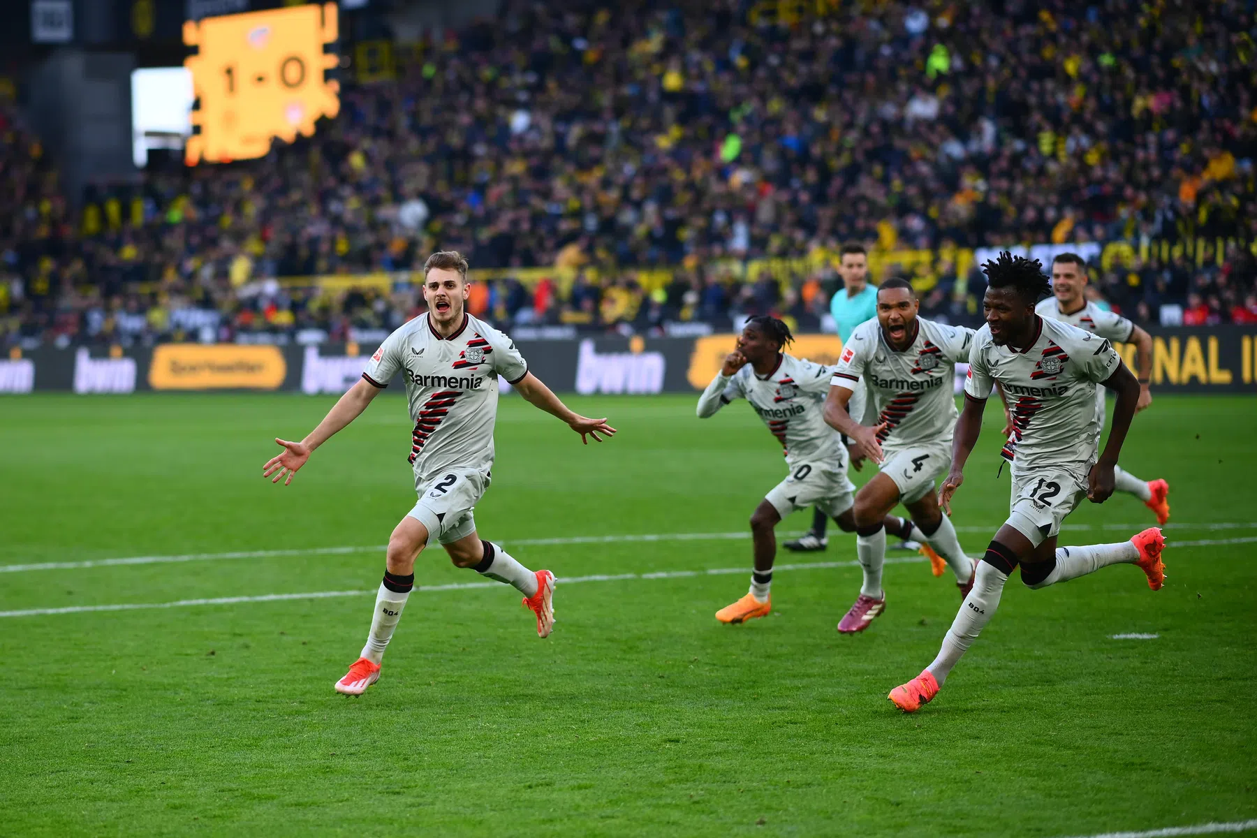 Zo vaak ontsnapte Bayer Leverkusen al via goals in de slotfase