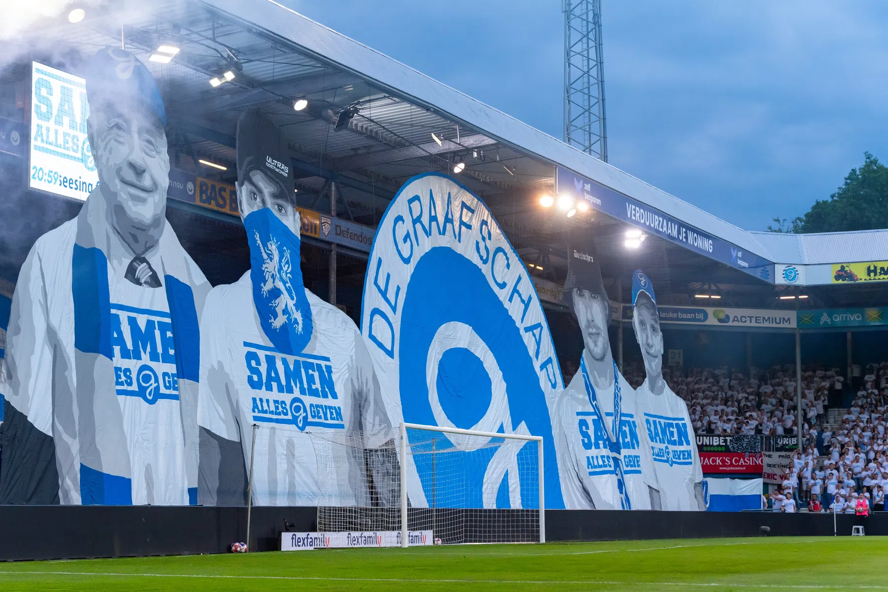 Nergens is de hunkering mooier dan bij De Graafschap