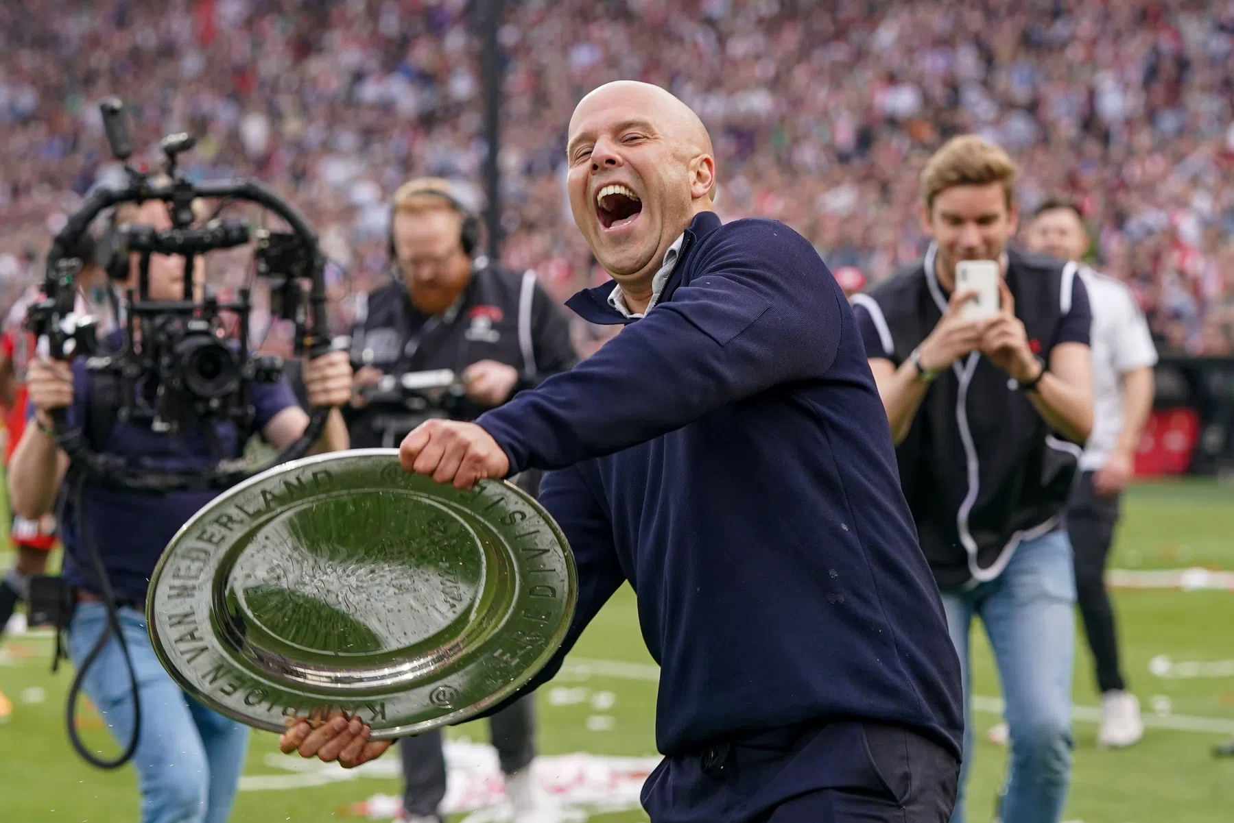 De mooiste prijs van Arne Slot bij Feyenoord is geen beker of een schaal