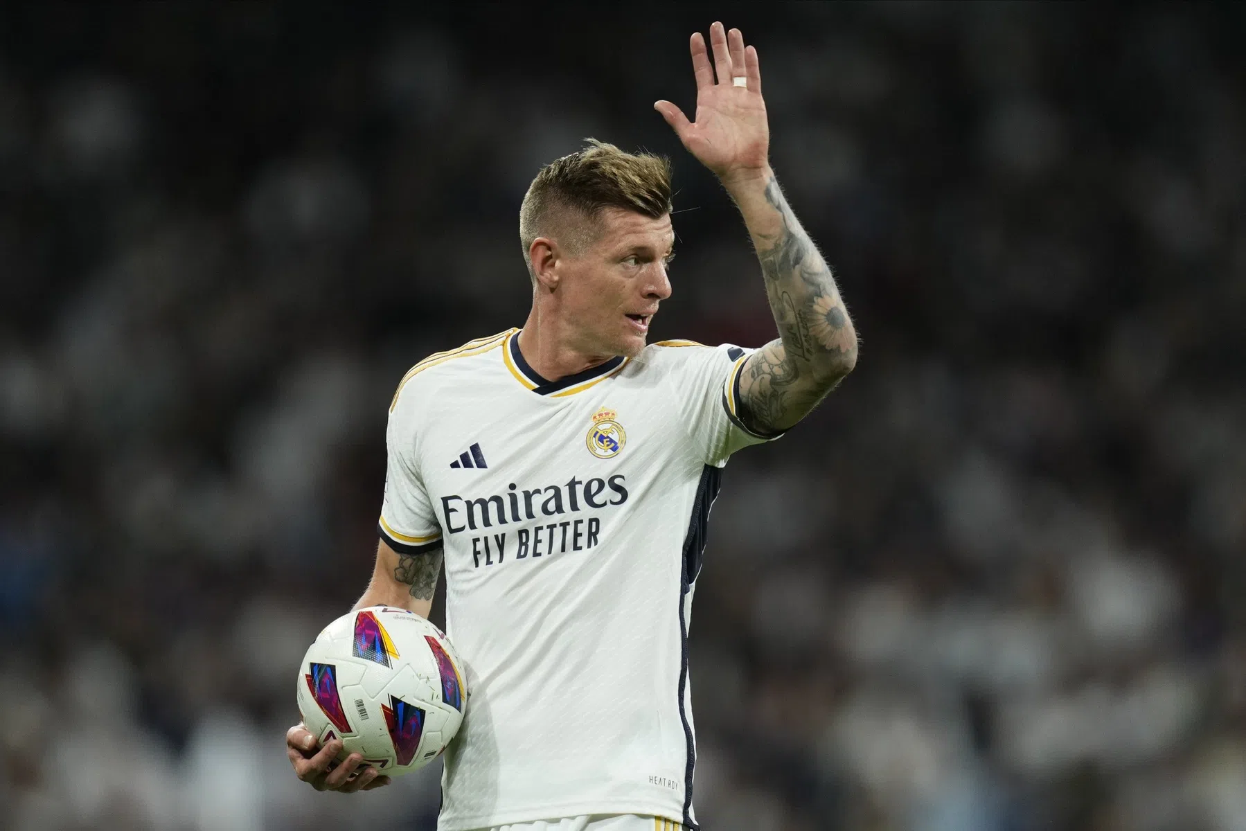 Kroos moest lang nadenken over beslissing: 'Ik krijg er kippenvel van'