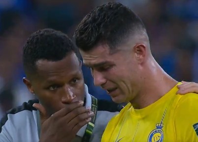 Cristiano Ronaldo in tranen na verloren Saoedische bekerfinale