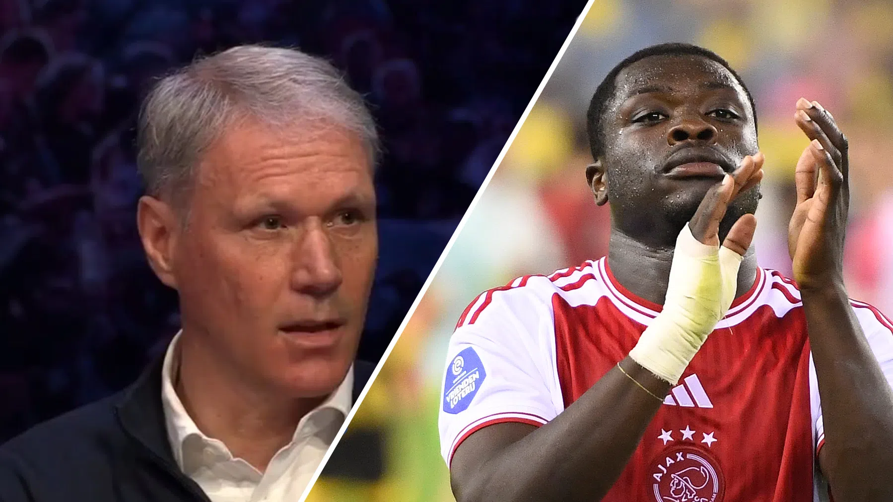 Brobbey haalt uit naar Van Basten: 'Hij praat veel...'