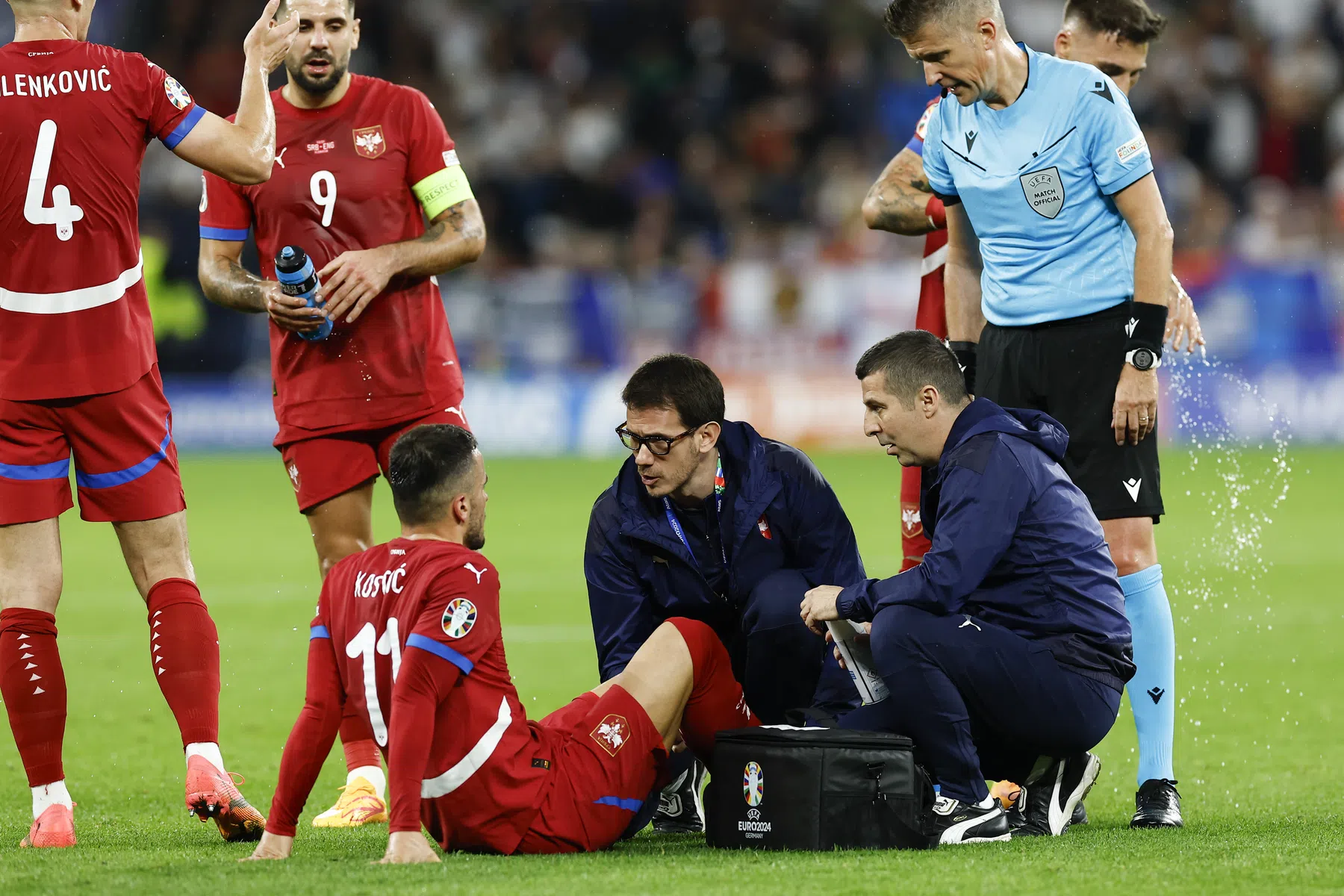 EK-debuut Kostic eindigt in nachtmerrie