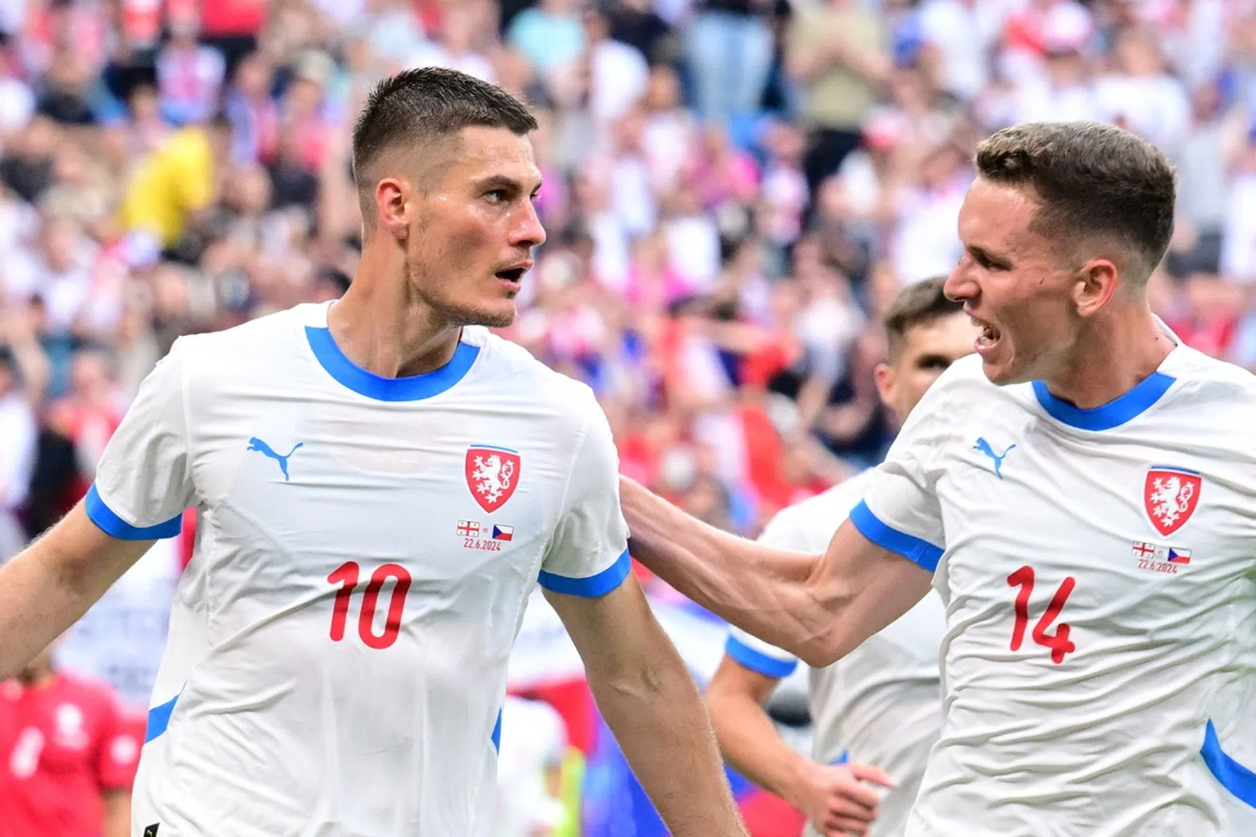 EK-fenomeen Schick houdt Georgië van eerste EK-zege ooit af