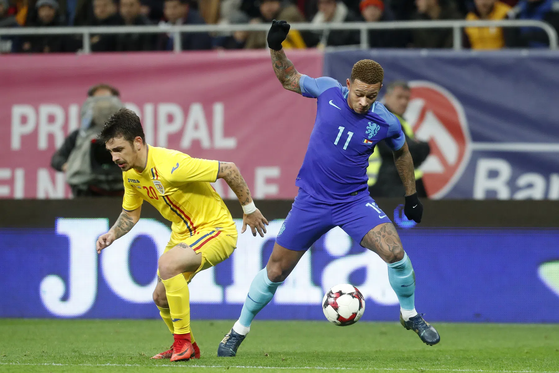 Oranje verloor slechts één keer van Roemenië