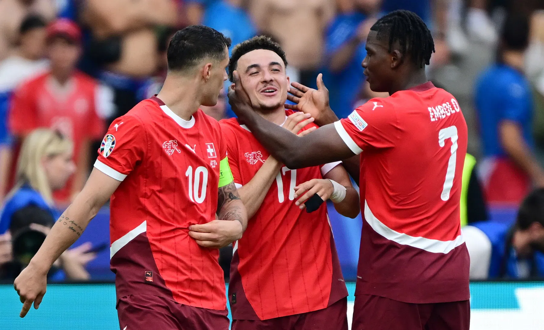 Fel Zwitserland stuurt EK-titelhouder Italië vroegtijdig naar huis