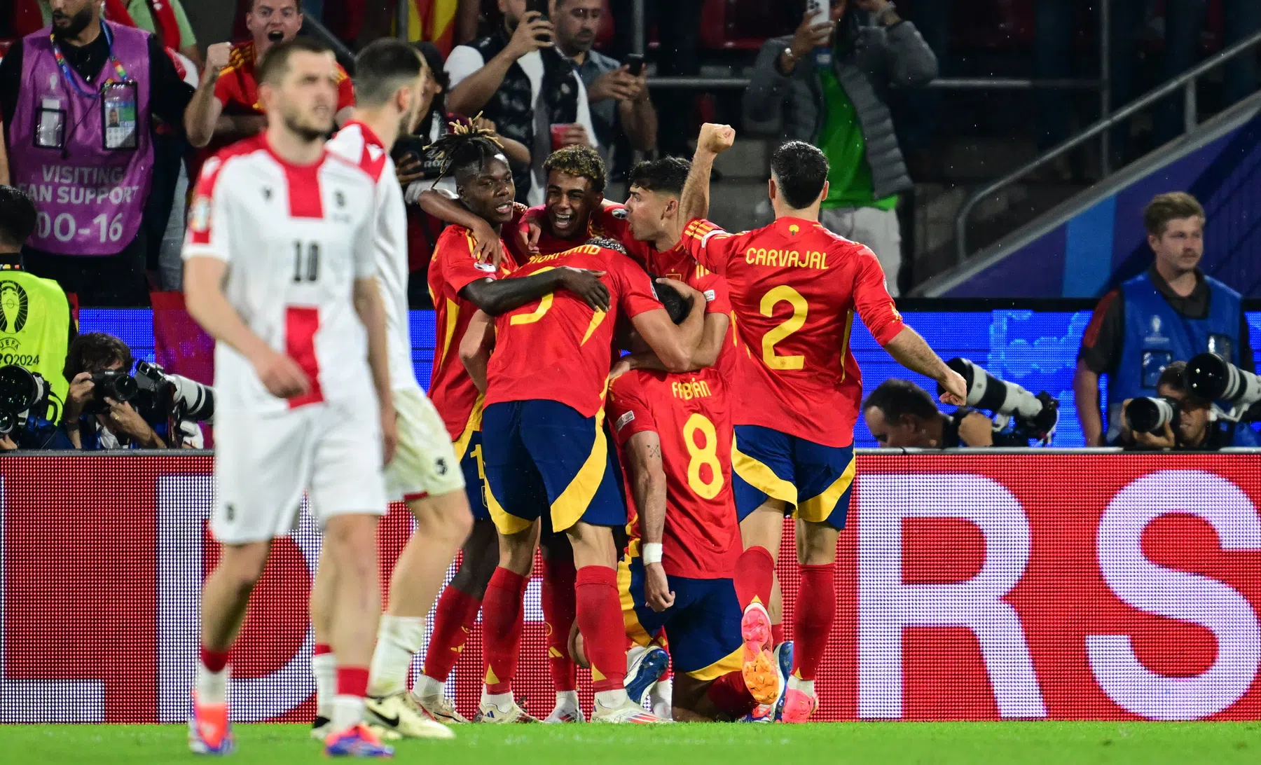 Spanje etaleert klasse en zet punt achter EK-droom Georgië