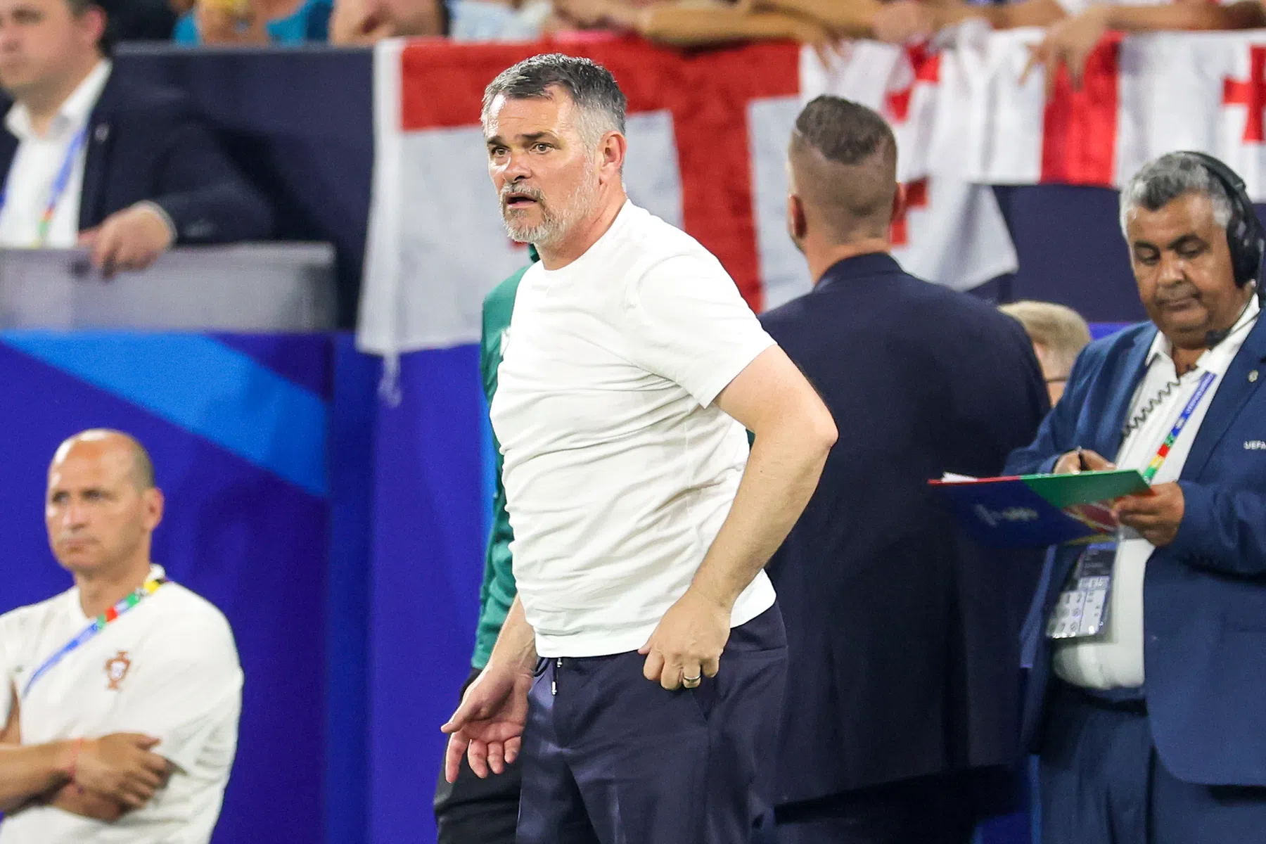 Bondscoach Georgië na EK-uitschakeling: 'Binnenkort zal trots overheersen'