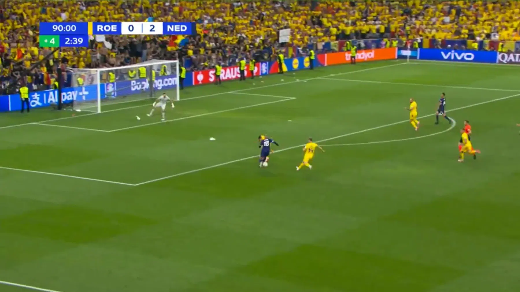 Grote lol om curieus moment vlak voor derde Oranje-doelpunt