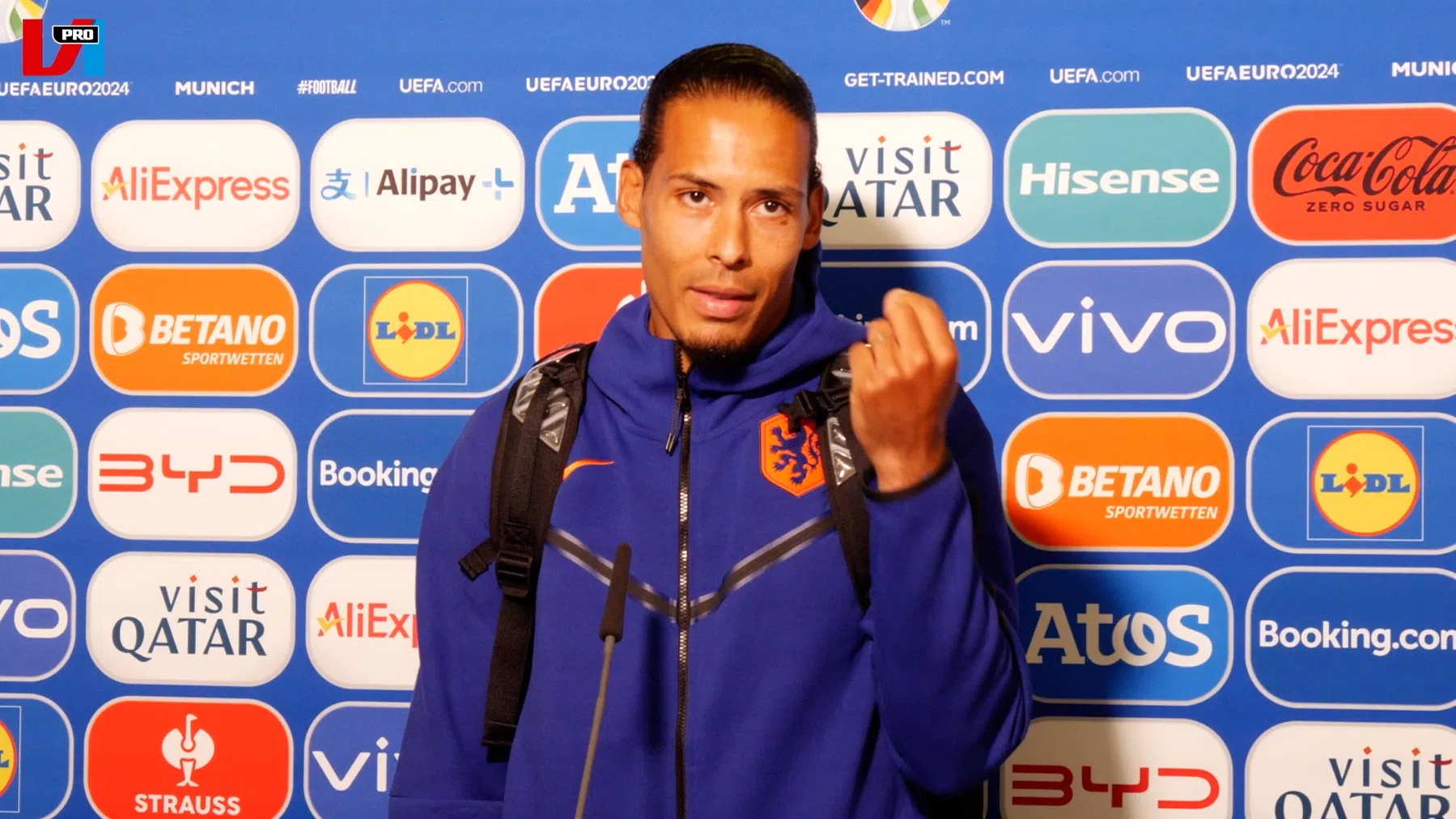 Trotse Van Dijk maant Oranje tot rust 