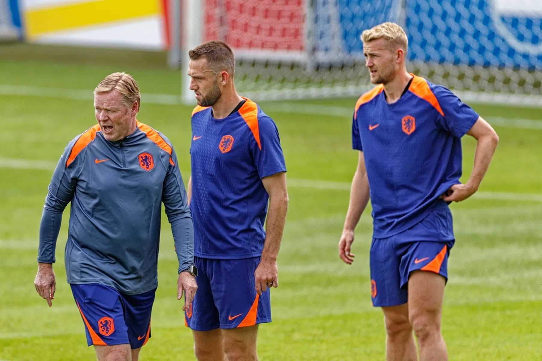 Het dagprogramma van Oranje: trainen en persmoment