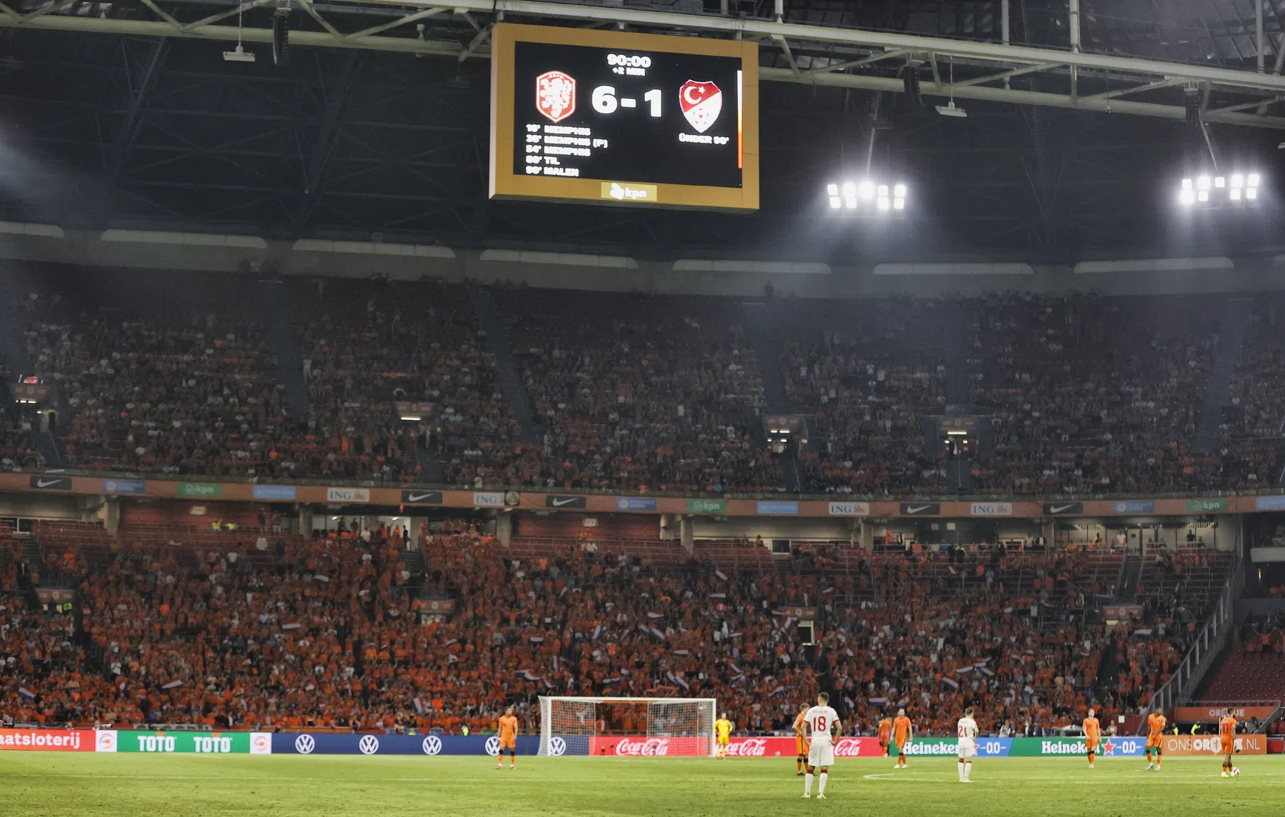 Zo veegde Oranje nog geen drie jaar geleden de Turken van de mat