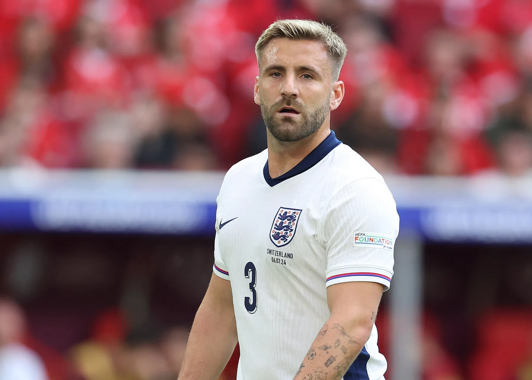 Shaw kreeg 'little cheeky message' van Ten Hag