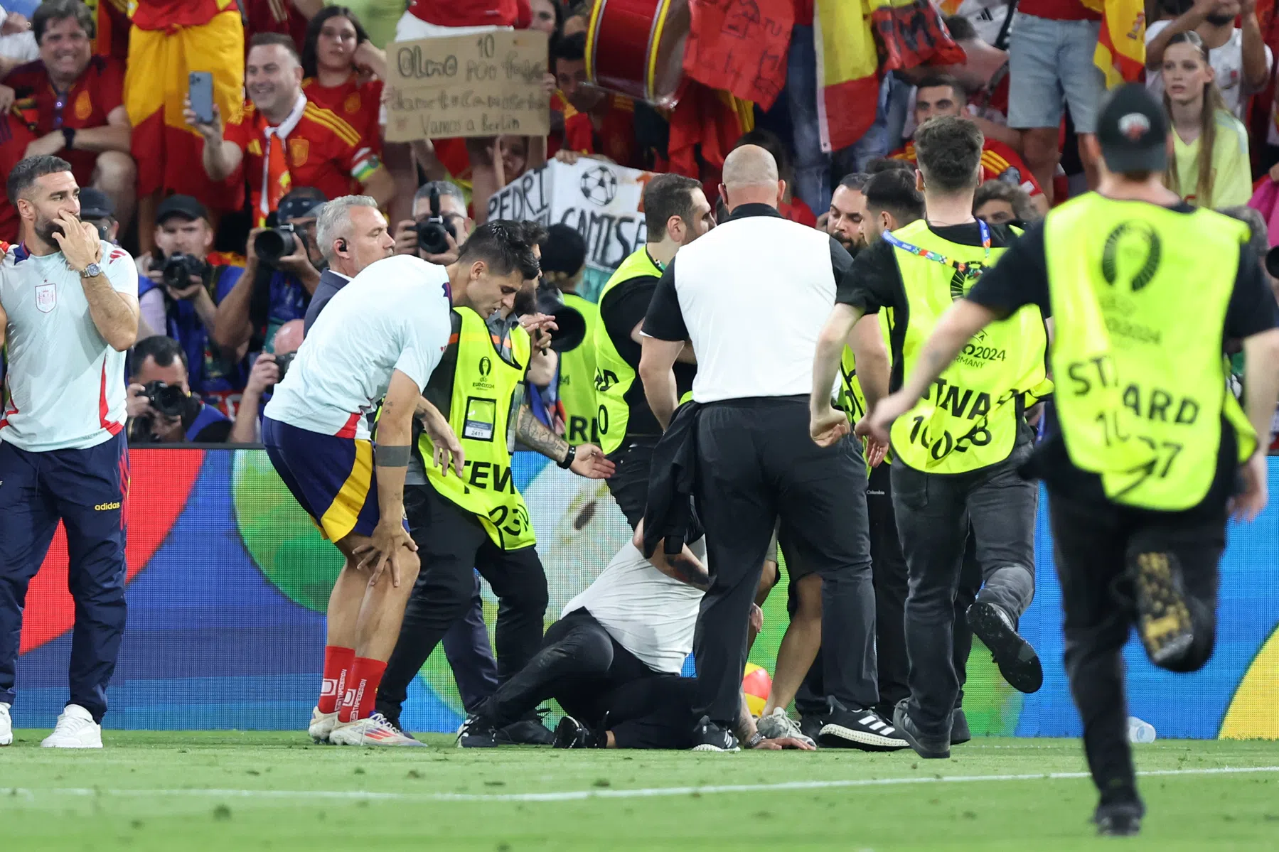 Spanje hoort goed nieuws over Morata na bizar moment
