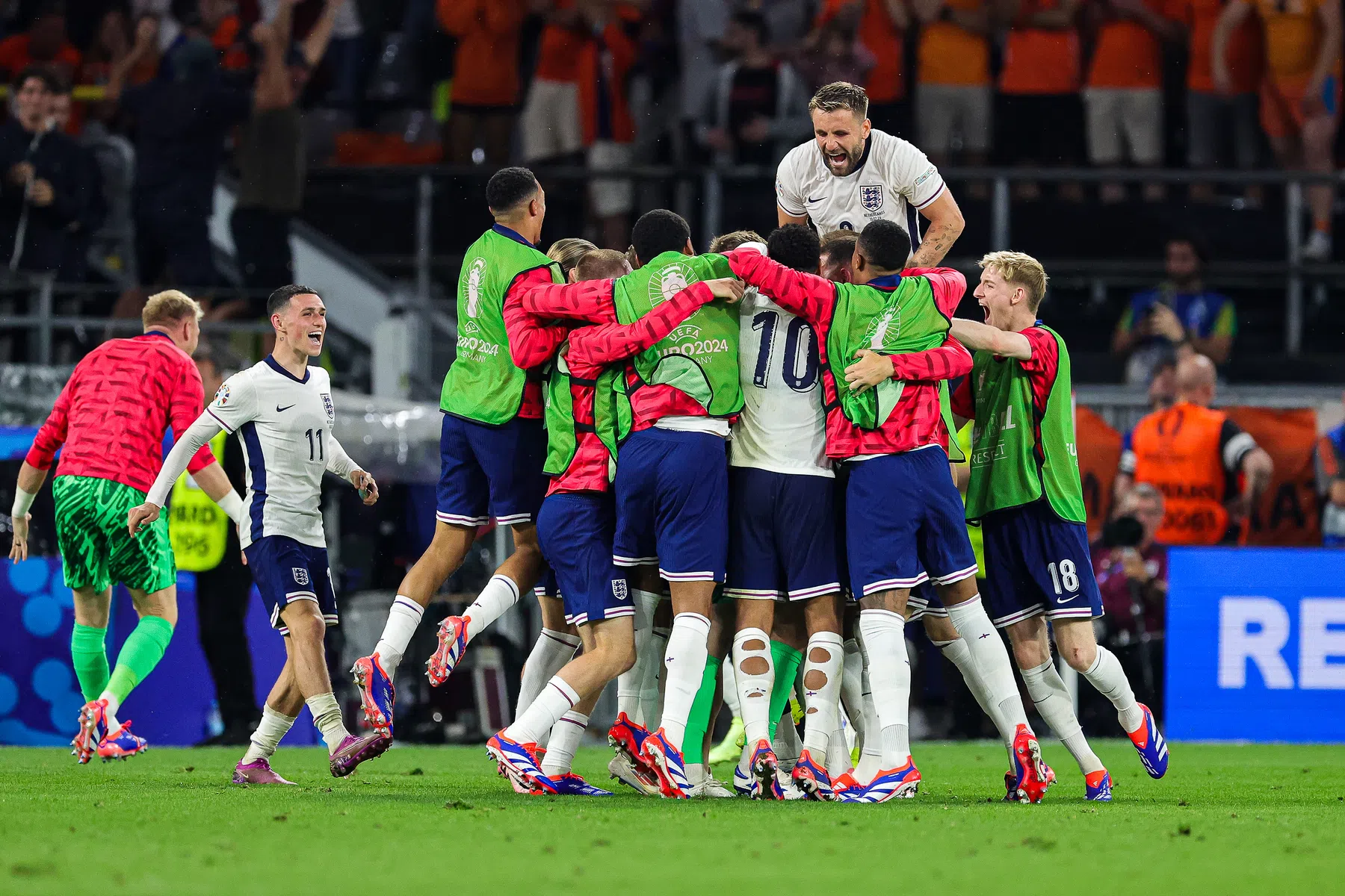 Nederland het beste land dat Engeland uitschakelde in knock-outfase sinds 1996