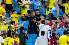 Thumbnail for article: Totale chaos: Núñez en teamgenoten in massale vechtpartij met fans Colombia