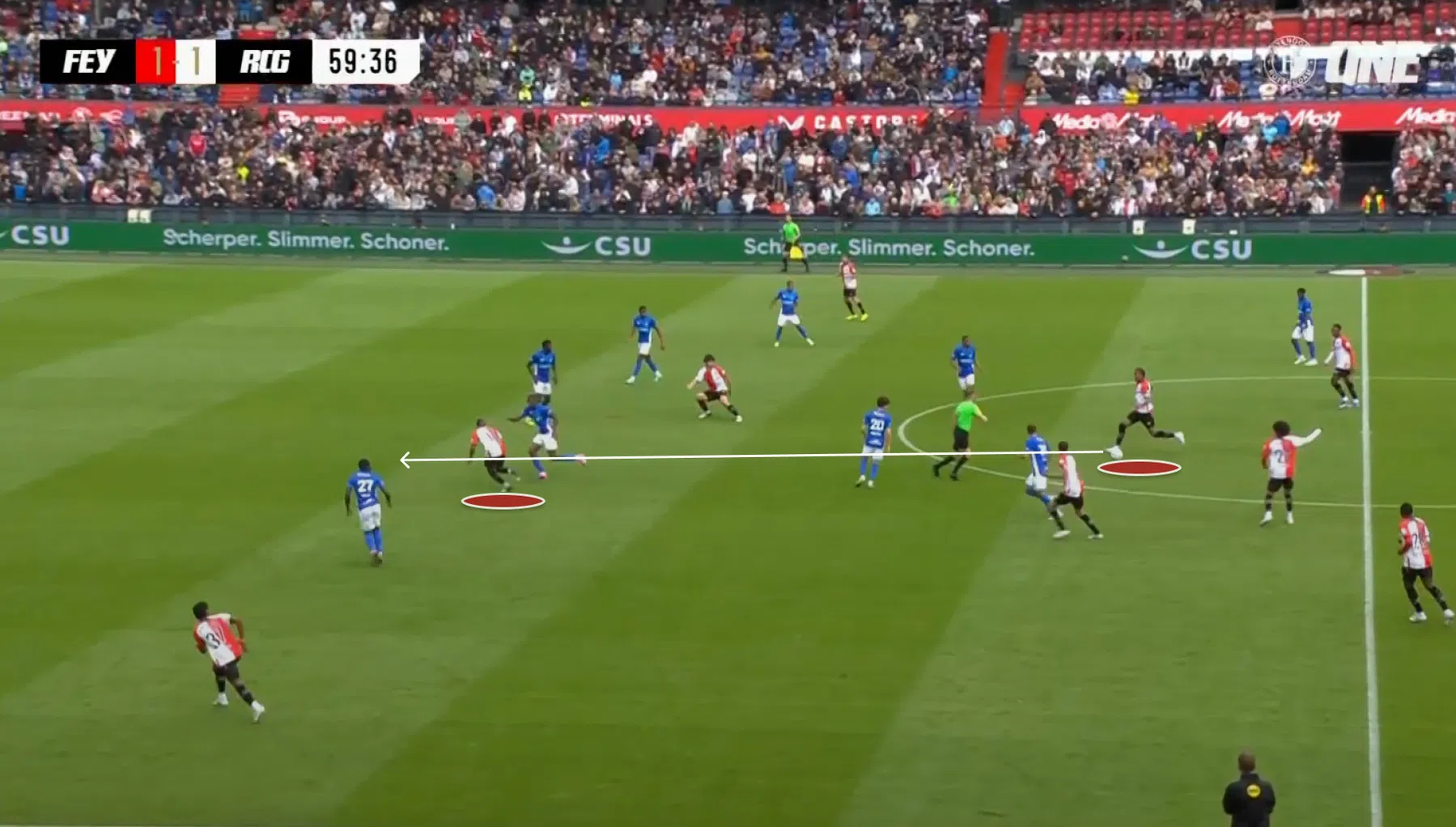 Vier tactische dingen die opvielen tijdens Feyenoord - RC Genk