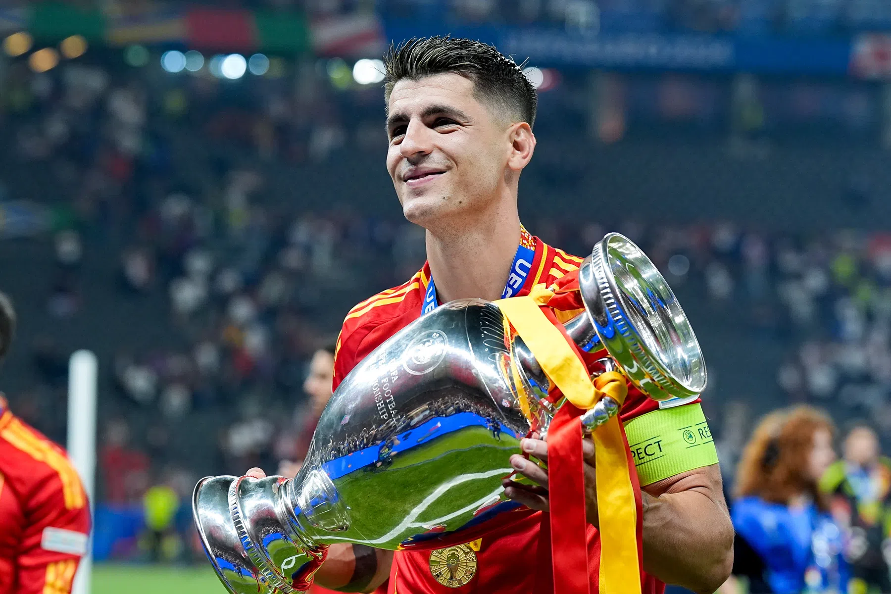 Openhartige Morata verrast: 'Zonder Iniesta had ik niet op dit EK gespeeld'