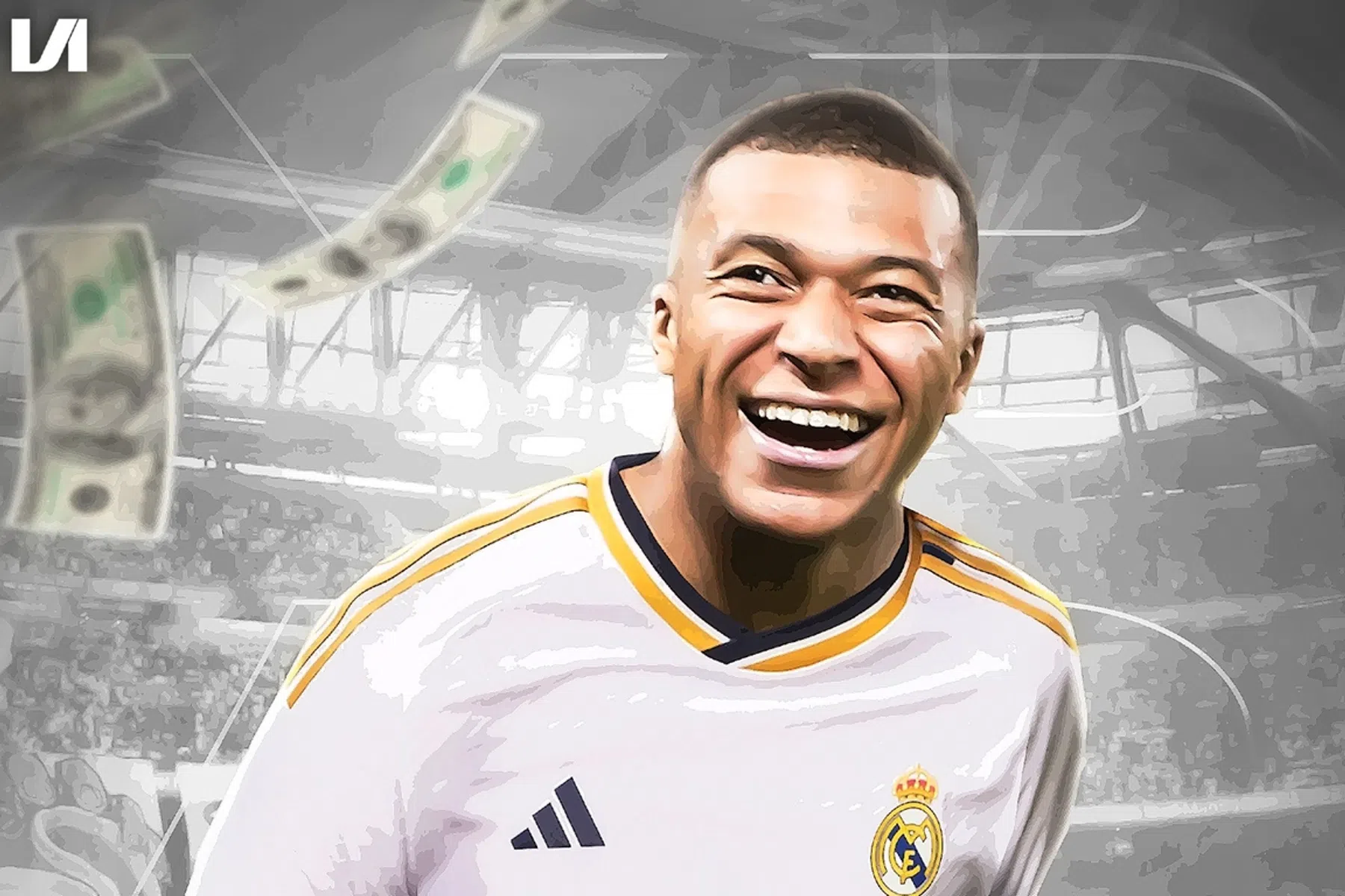 Bekijk hier hoe de presentatie van Mbappé bij Real Madrid verliep