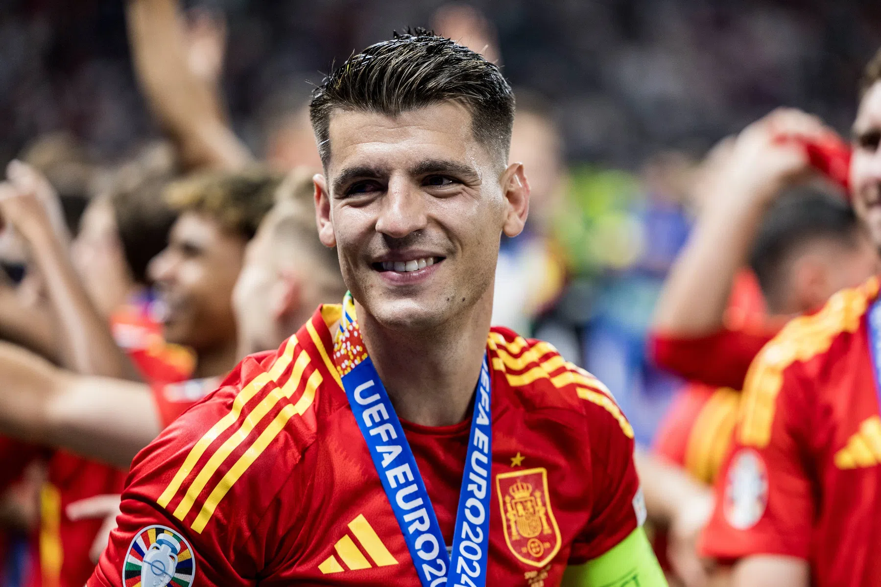 AC Milan haalt kersvers Europees kampioen Morata binnen